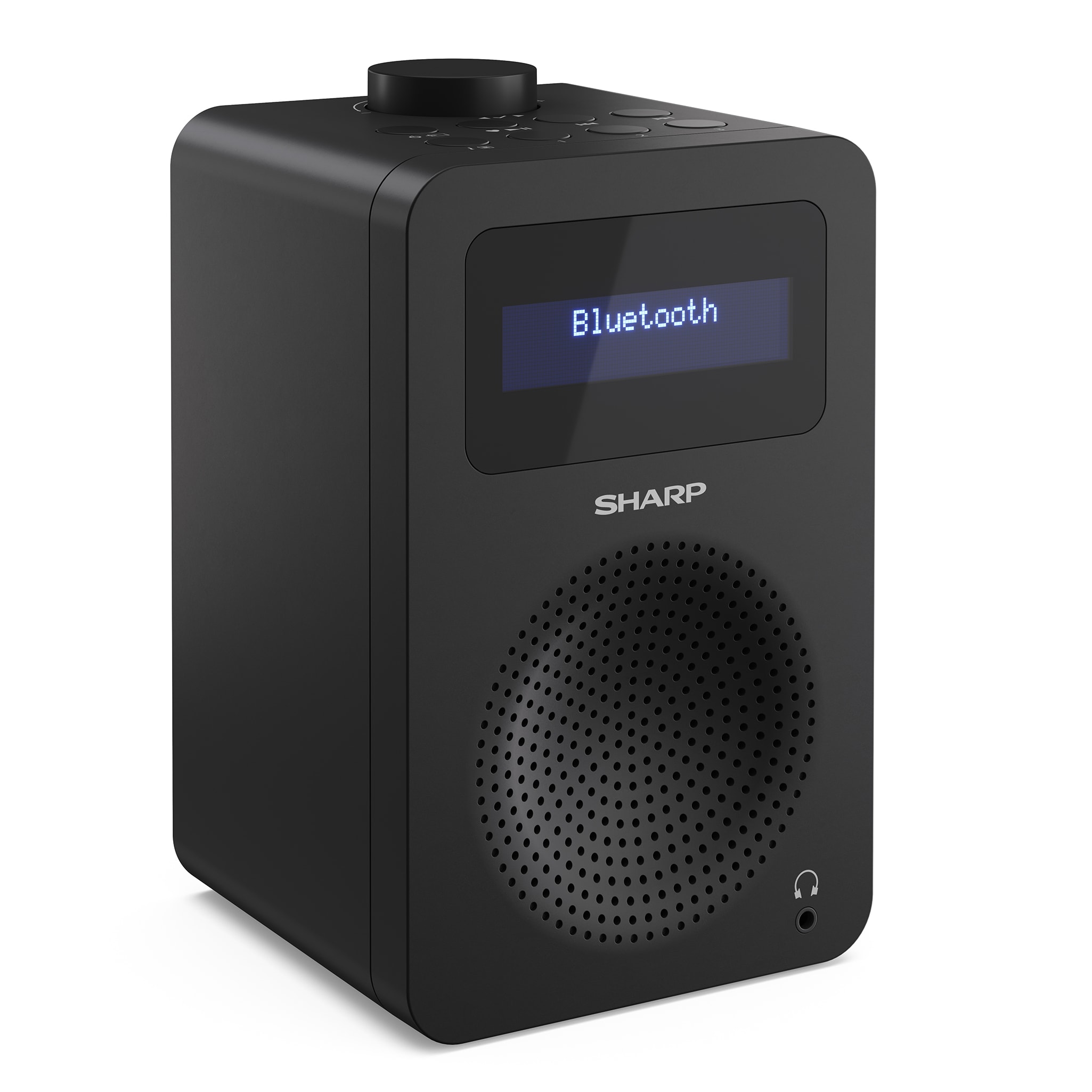 Sharp DR-430 Tokyo DAB+ Digitalradio Bluetooth Lautsprecher UKW DAB Wecker Dual-Alarm, schwarz - Bild 1