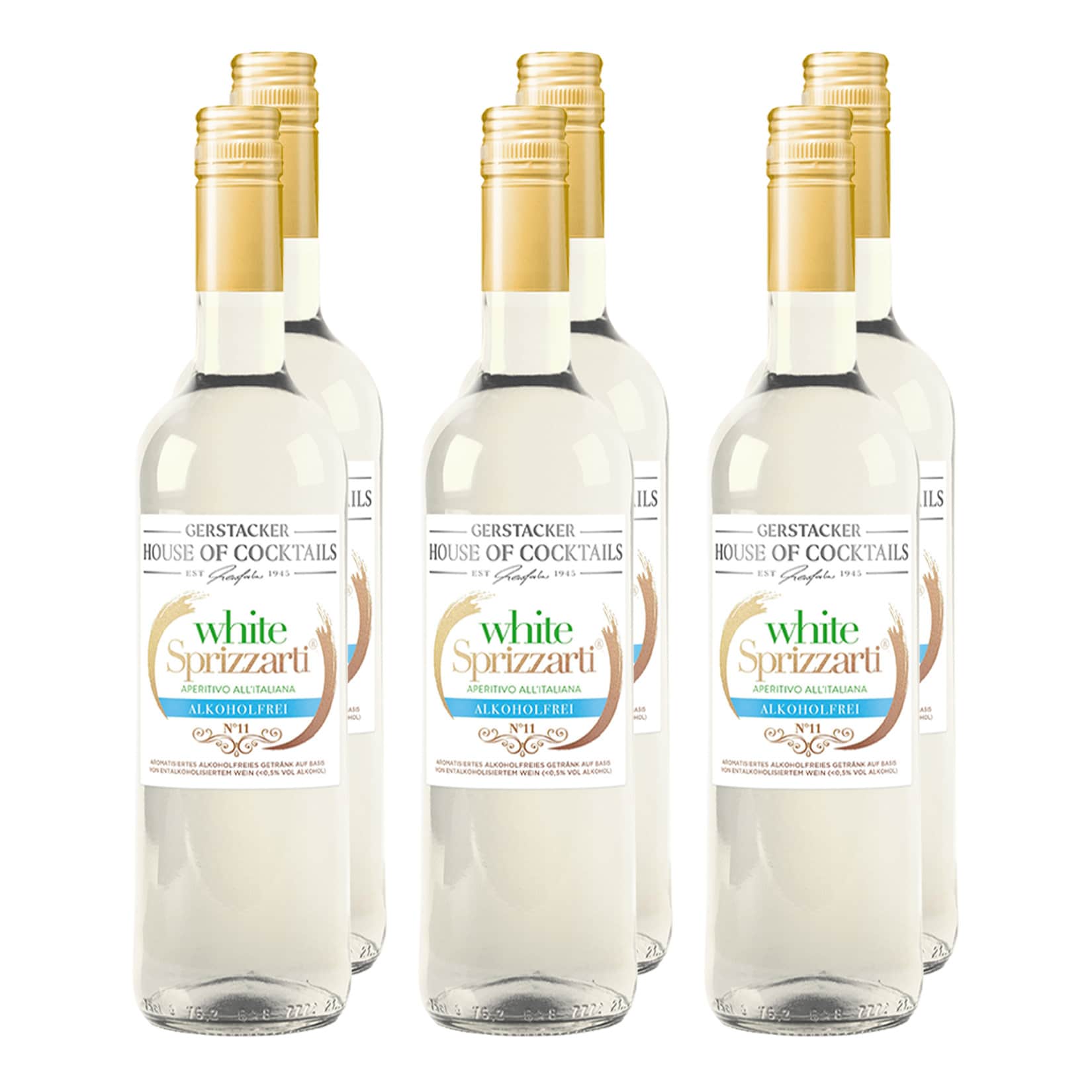 Gerstacker Sprizzati White alkoholfrei 6 x 0,75 Liter - Bild 1