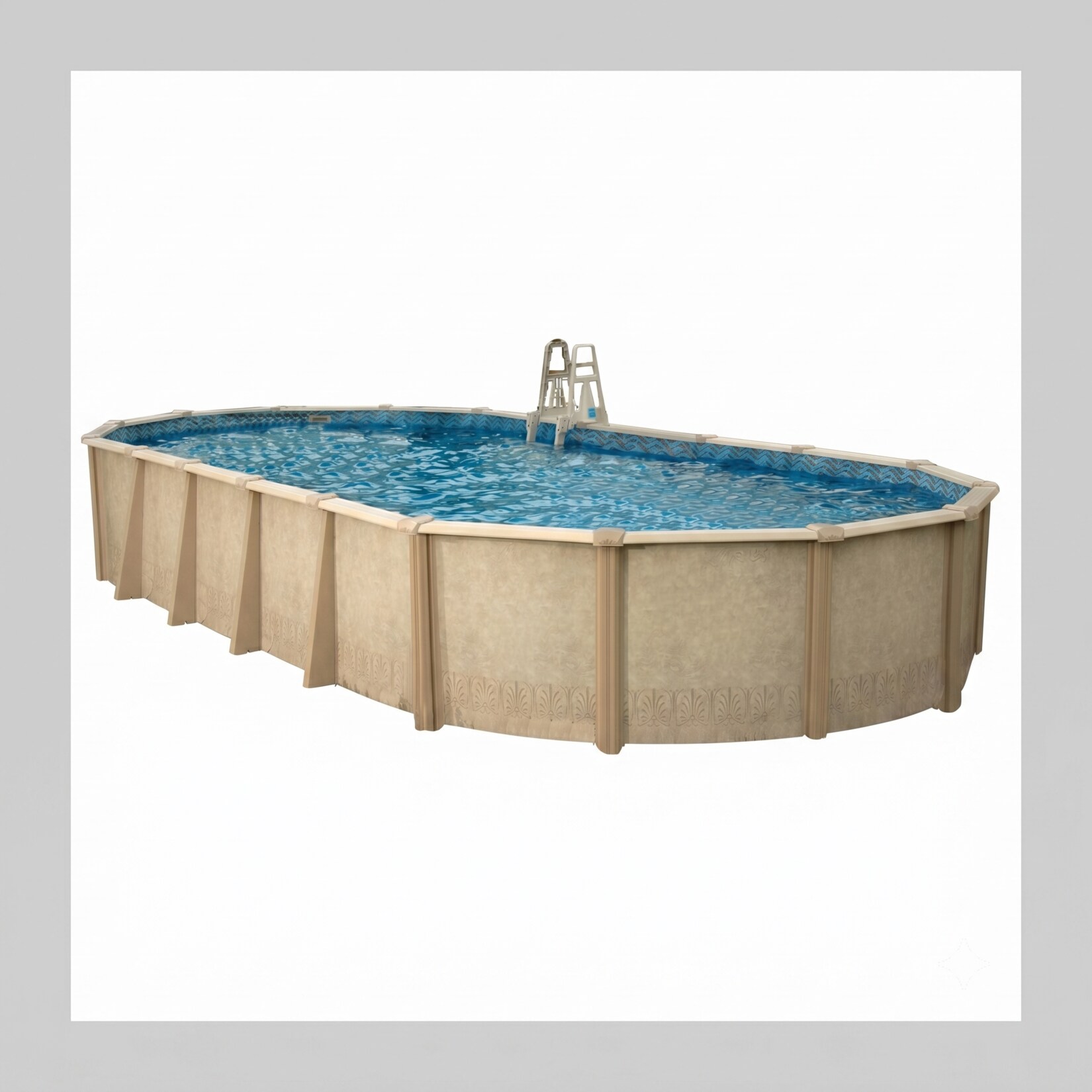 Stahlwandpool "Century" 6,10 x 3,60 m, Tiefe 1,32 m  (Basic Pool)