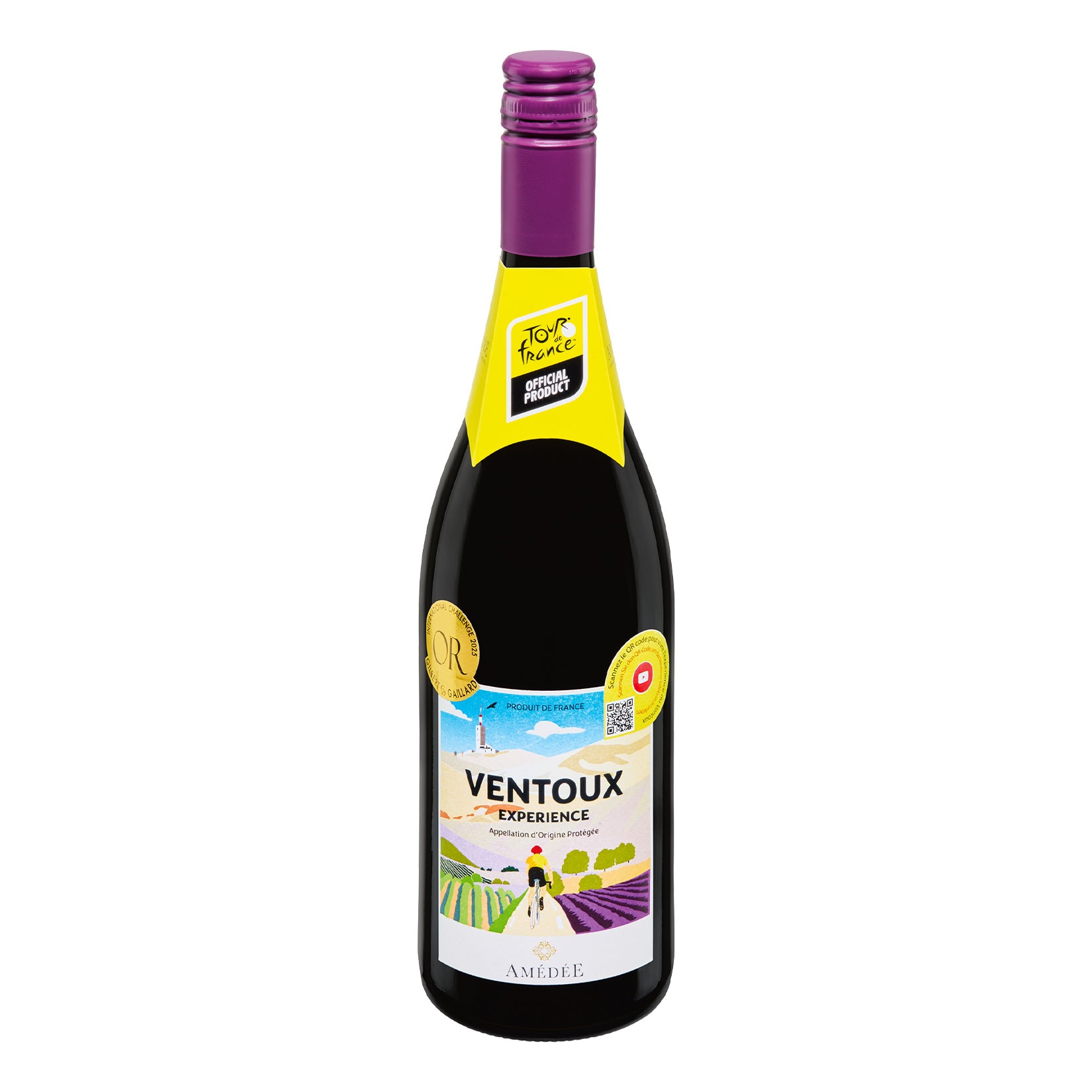 Amedee Ventoux Rouge 12,5 % vol 0,75 Liter - Bild 1