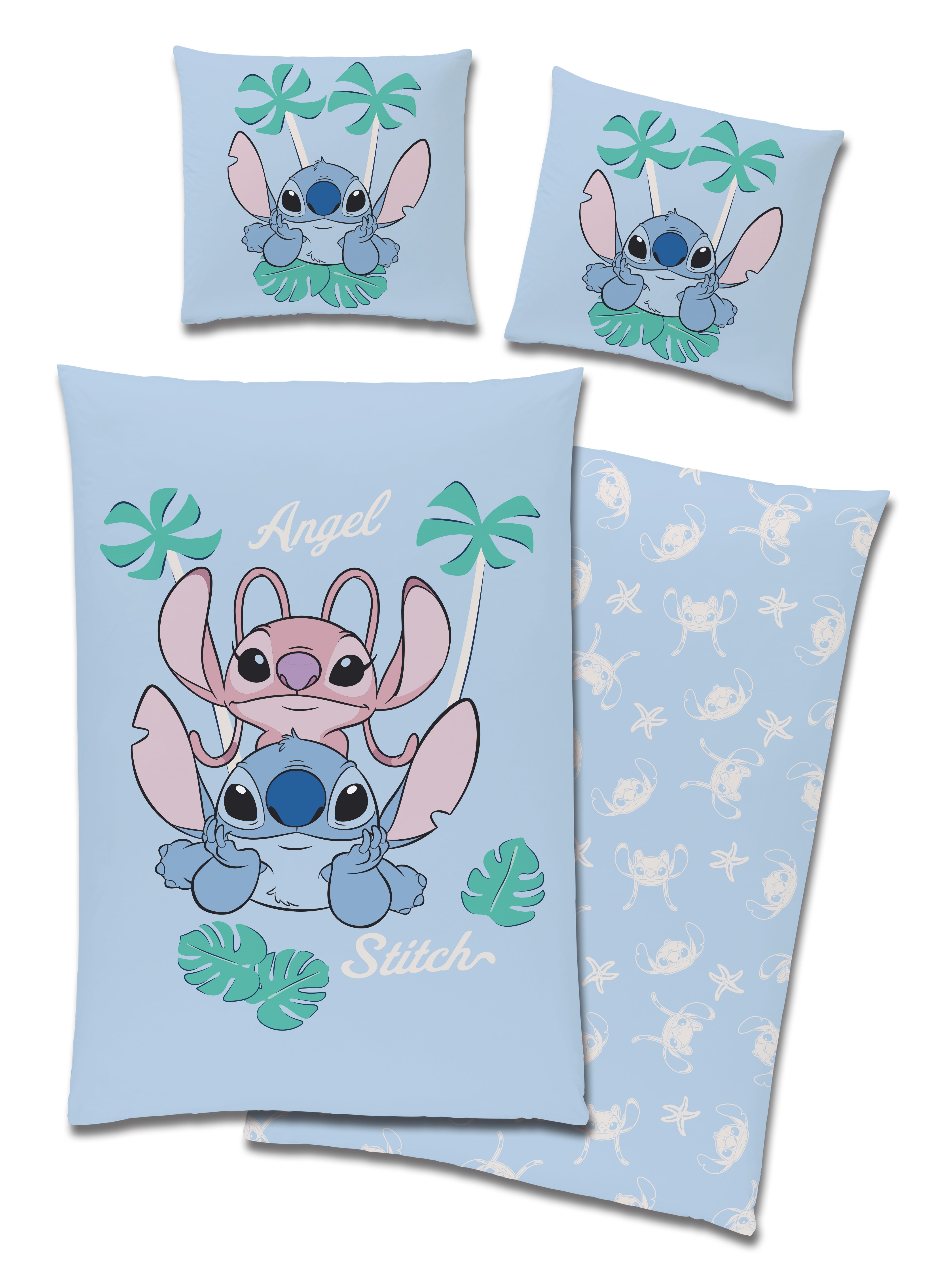 Bettw&auml;sche Lizenz 2tlg. Disney,  Stitch - Bild 1