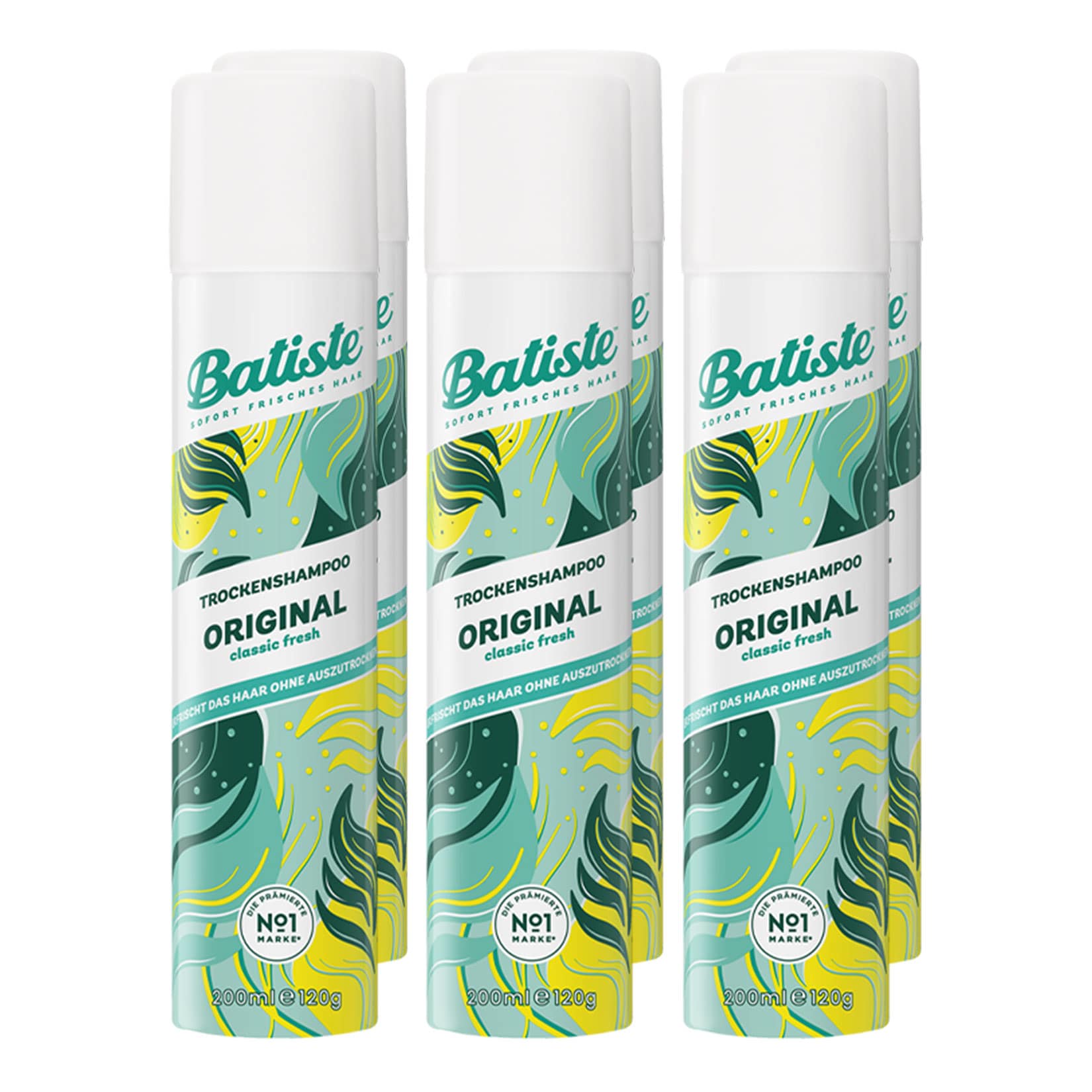 Batiste Trockenshampoo Original 200 ml, 6er Pack - Bild 1