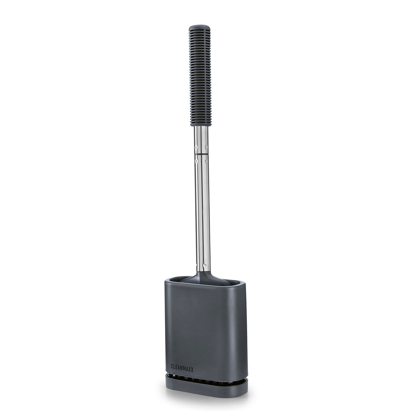 CLEANmaxx WC-B&uuml;rste grau flach inkl. Wandhalterung - Bild 1