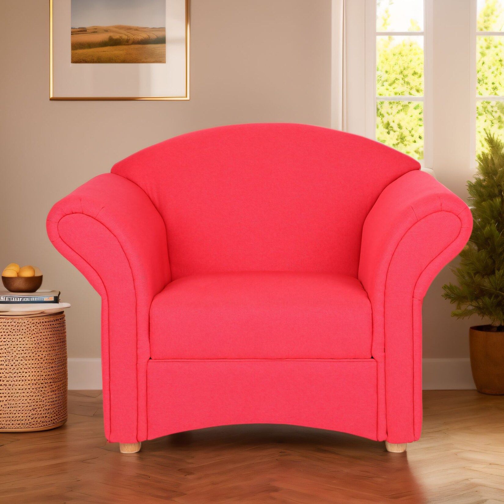 Polstersessel Loretta, ca. 110 x 84 x 84 cm – Rosa