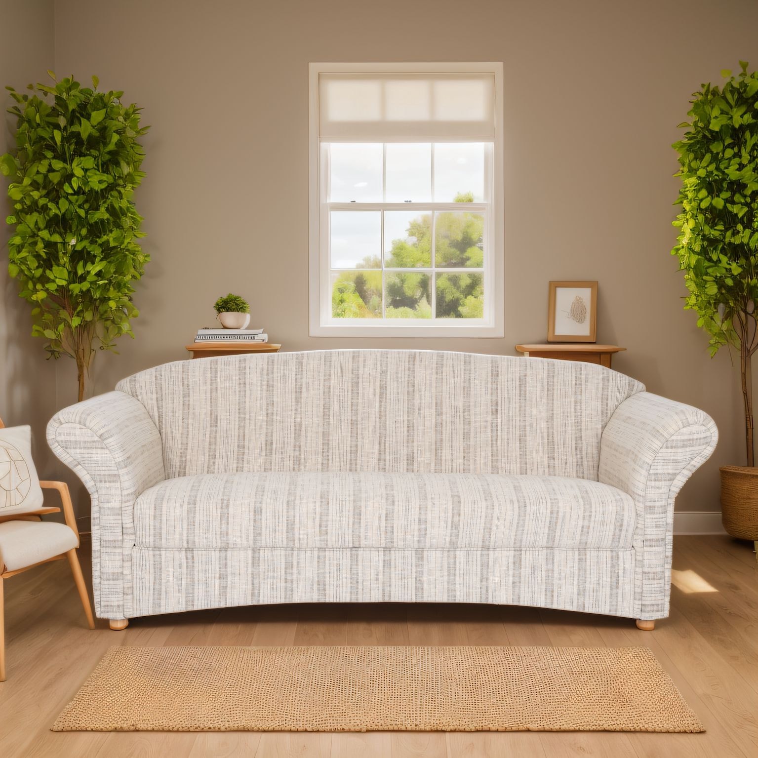 3-Sitzer Sofa Loretta, ca. 204 x 83 x 85 cm – Grau