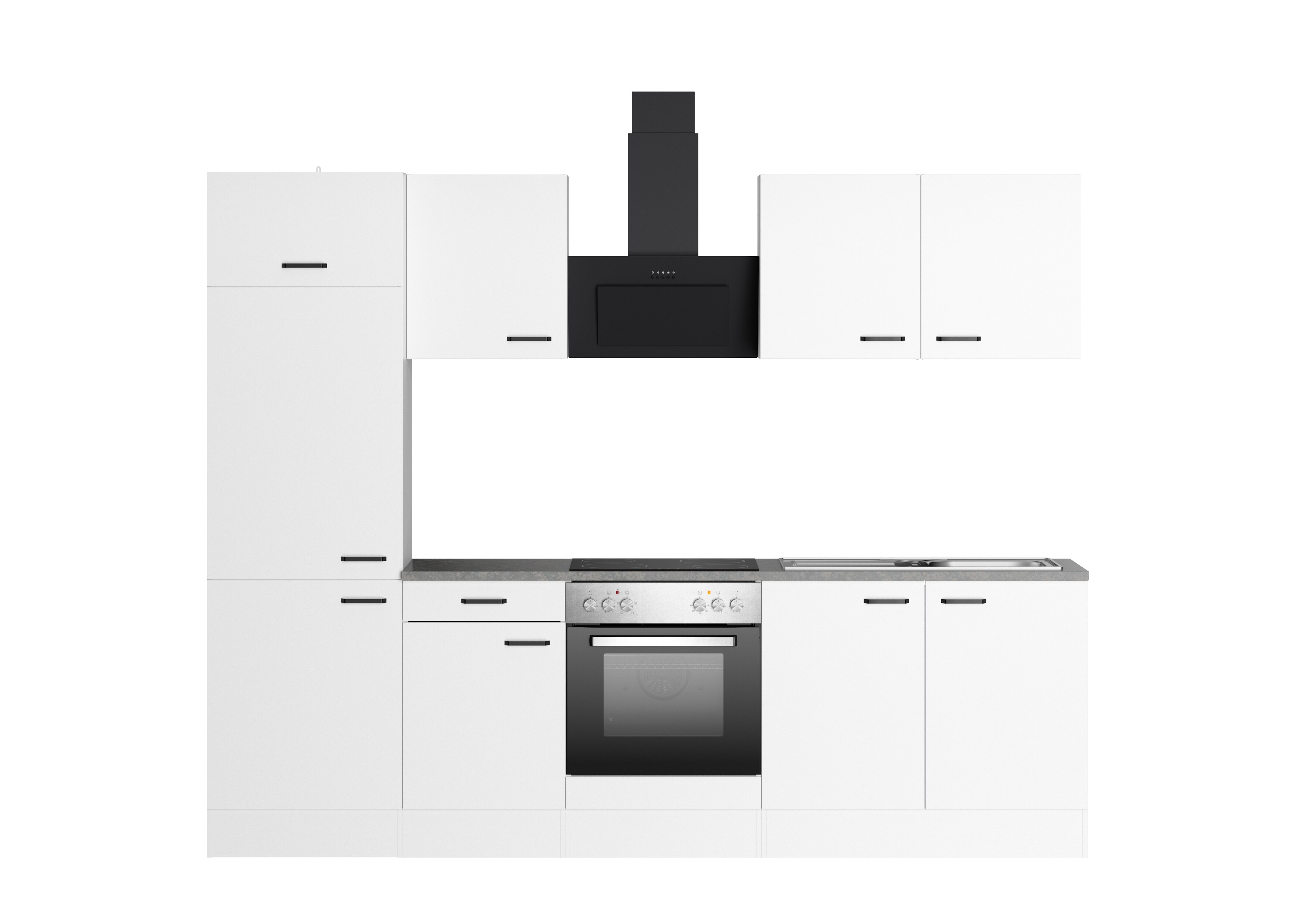 OPTIFIT Bonn214 Einbauk&uuml;che 270 cm mit E-Ger&auml;ten - Bild 1