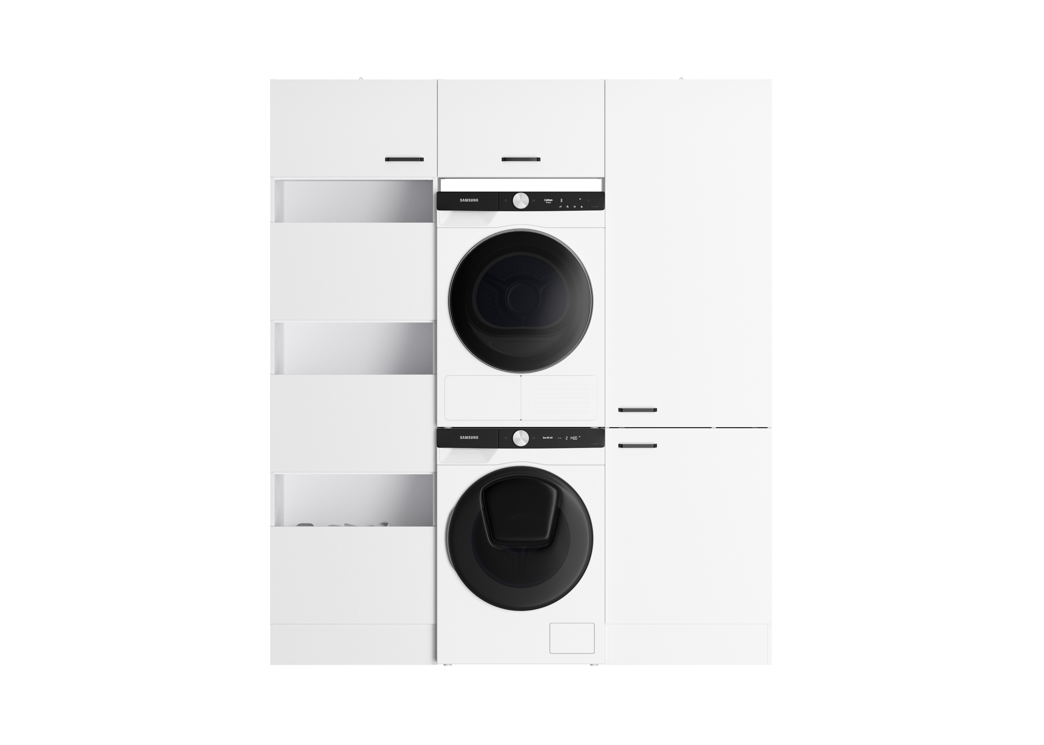 OPTIFIT Bonn214 Waschs&auml;ulen-Set 183,2 cm - Bild 1