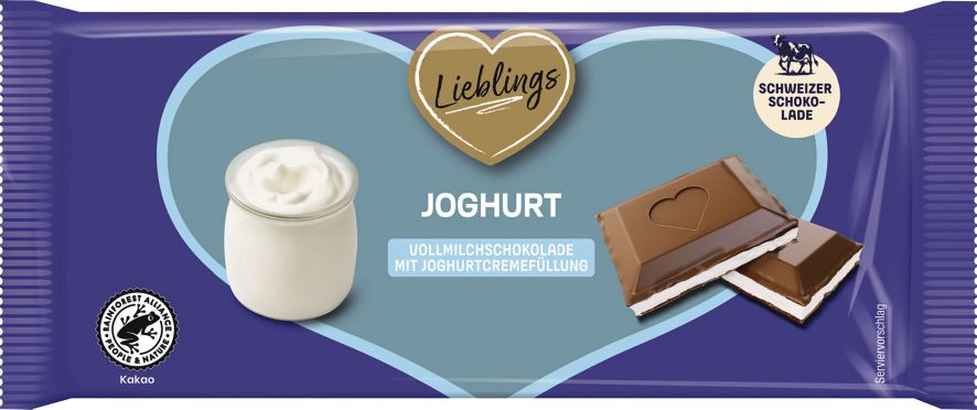 Lieblings Schokolade Joghurt Vollmilch 90 g, 20er Pack - Bild 1
