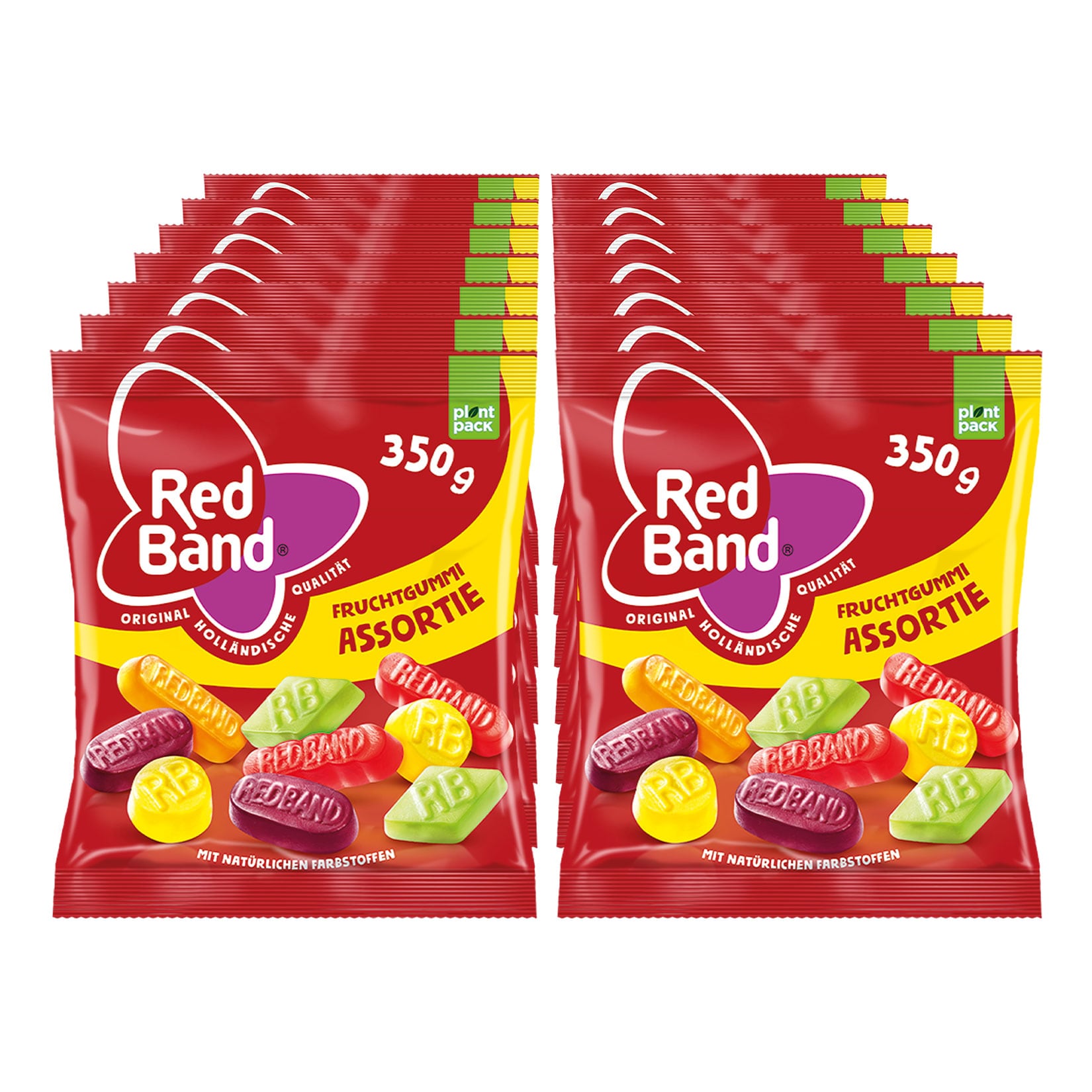 Red Band Fruchtgummi Assortie 350g, 14er Pack - Bild 1