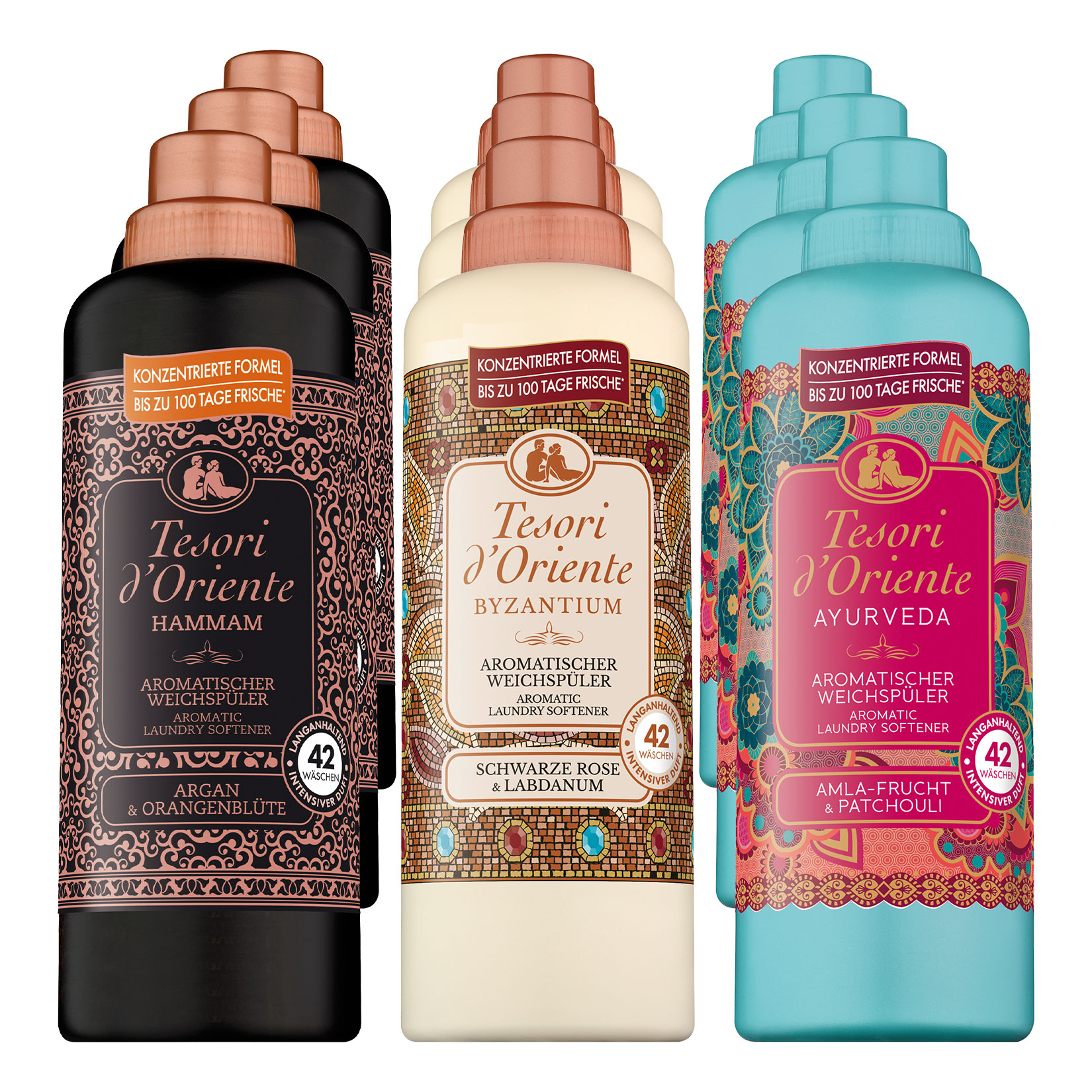 Tesori d'Oriente Weichsp&uuml;ler verschiedene Sorten 760 ml, 12er Pack - Bild 1