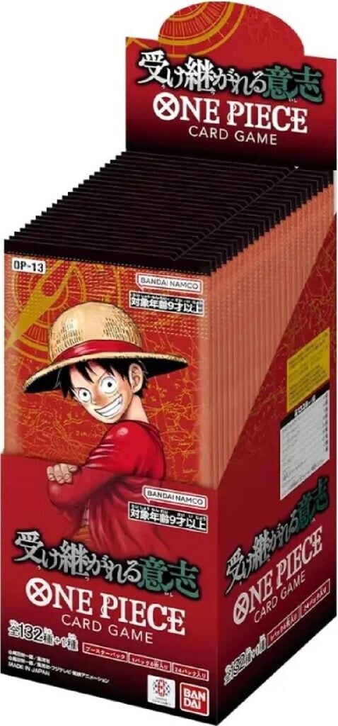 One Piece Card Game OP-13 &bdquo;Carrying on His Will&ldquo; - Booster Display - Japanisch - Bild 1