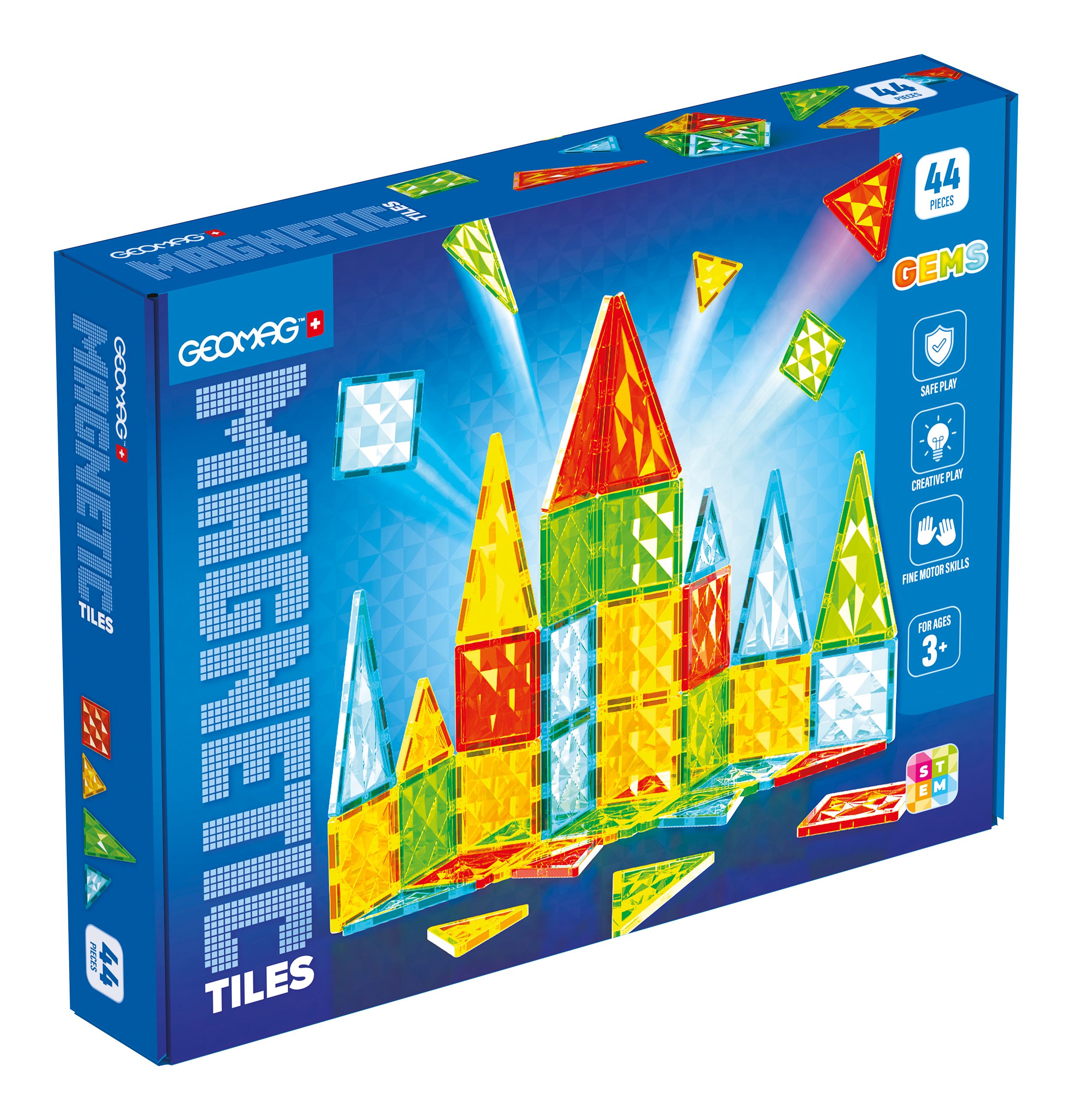 4102 Geomag Magnetic Tiles Gems 44 - Bild 1