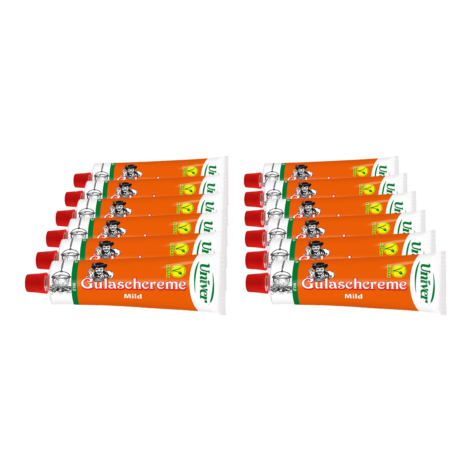 Univer Gulaschcreme mild 160g, 12er Pack - Bild 1