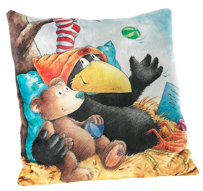 DER KLEINE RABE SOCKE Kissen - Bild 1