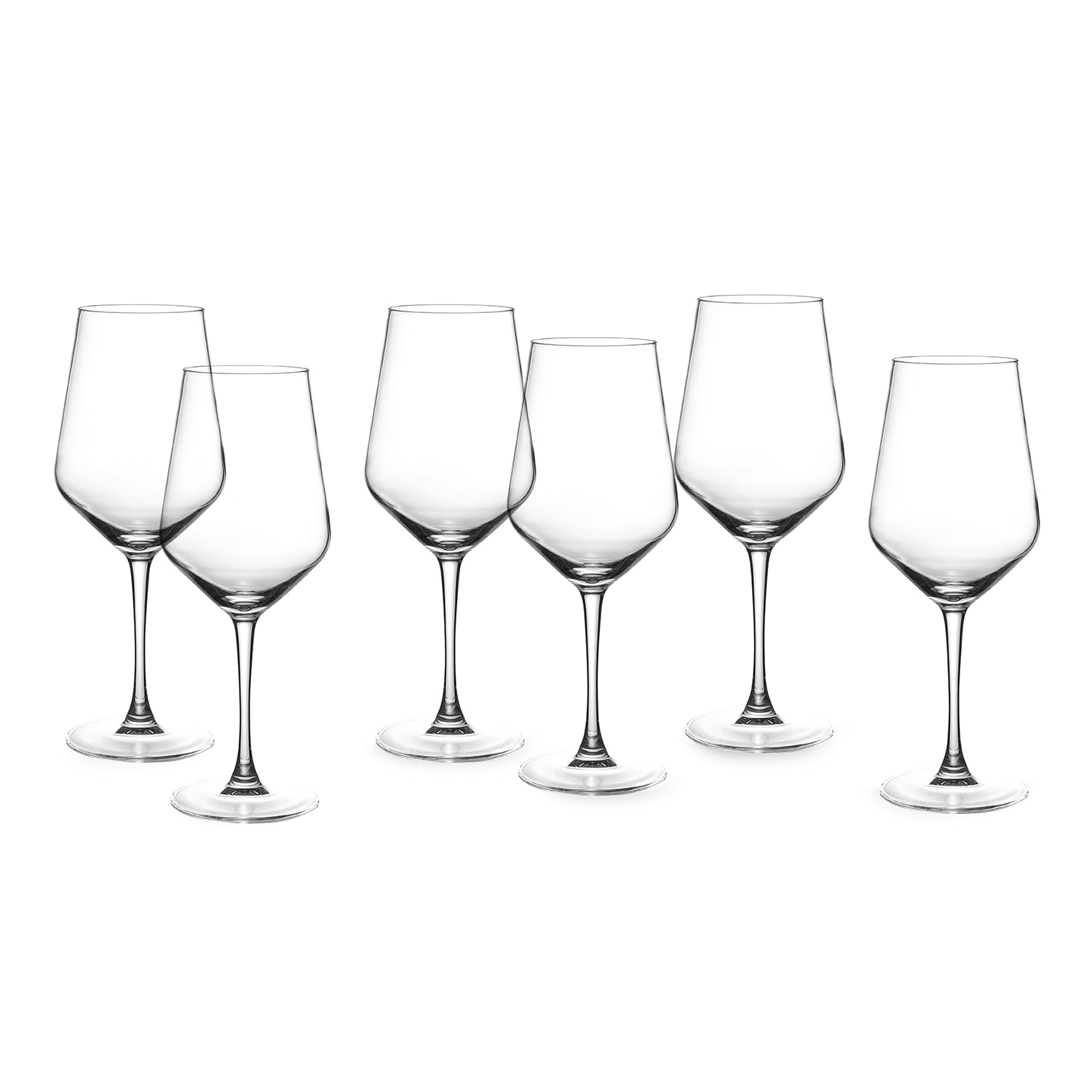 ECHTWERK Rotwein-Gl&auml;ser 6er Set ca. 620 ml, Zeitlose Weingl&auml;ser, Weinkelche, Robuste Gl&auml;ser, sp&uuml;lmaschinenfest - Bild 1
