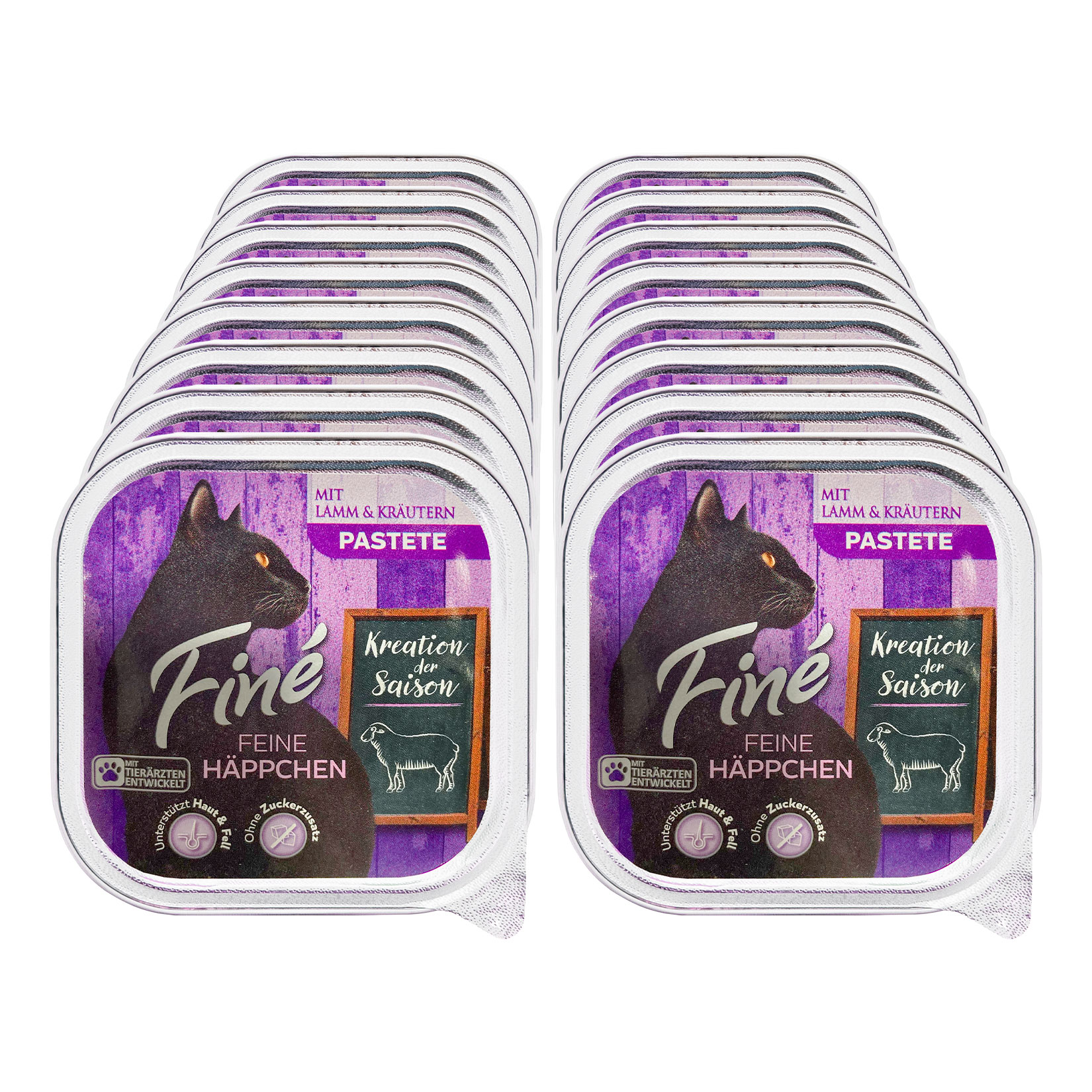 Fine Katzennahrung Feine H&auml;ppchen 100 g, 16er Pack - Bild 1