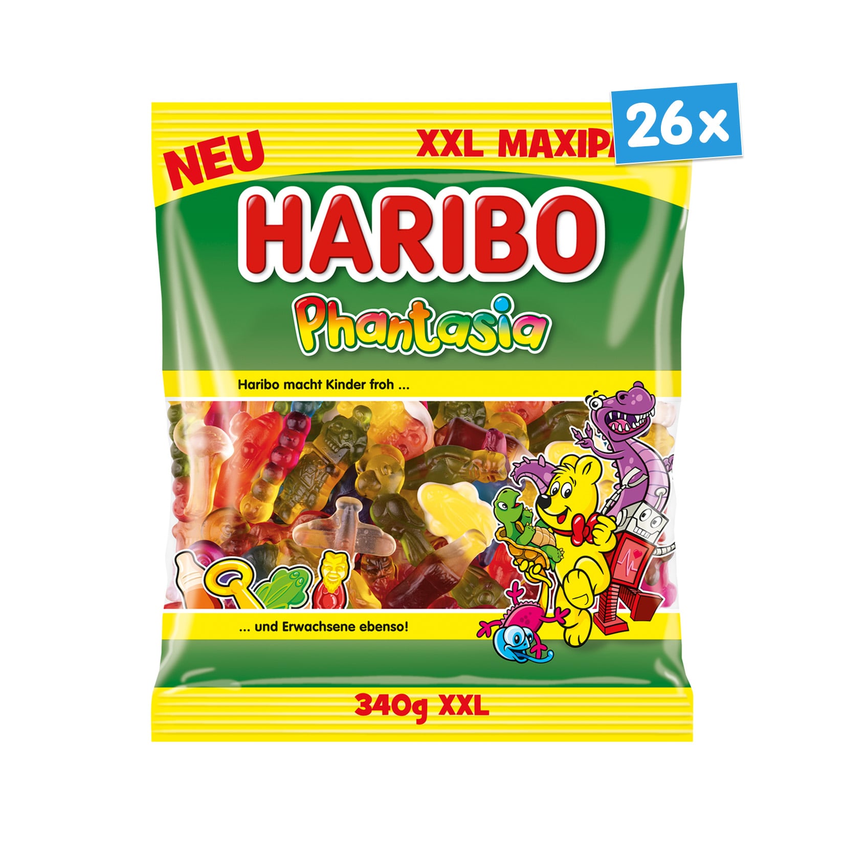 Haribo Tropical Phantasia XXL Maxipack 340 g, 26er Pack - Bild 1