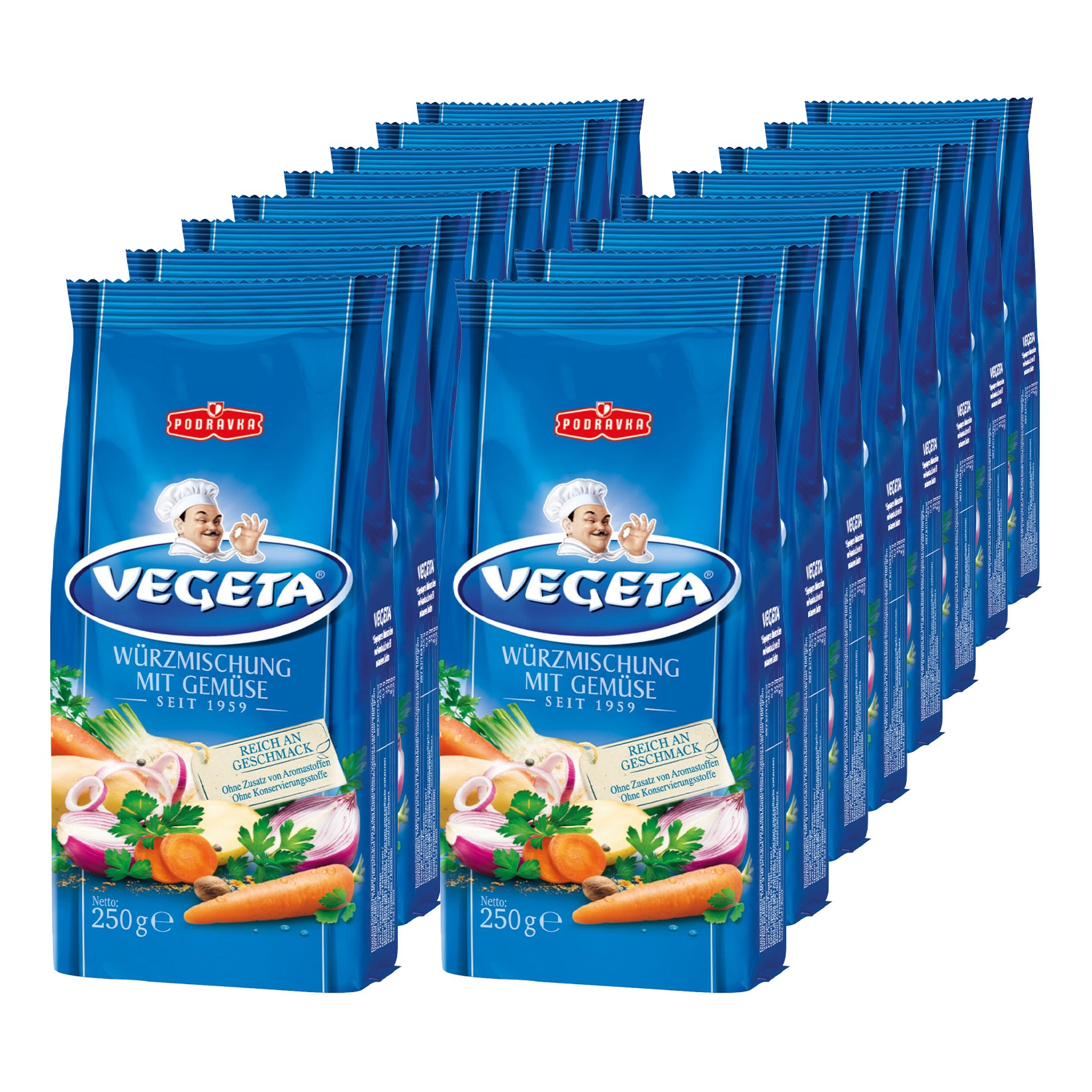 Vegeta W&uuml;rzmischung 250 g, 16er Pack - Bild 1
