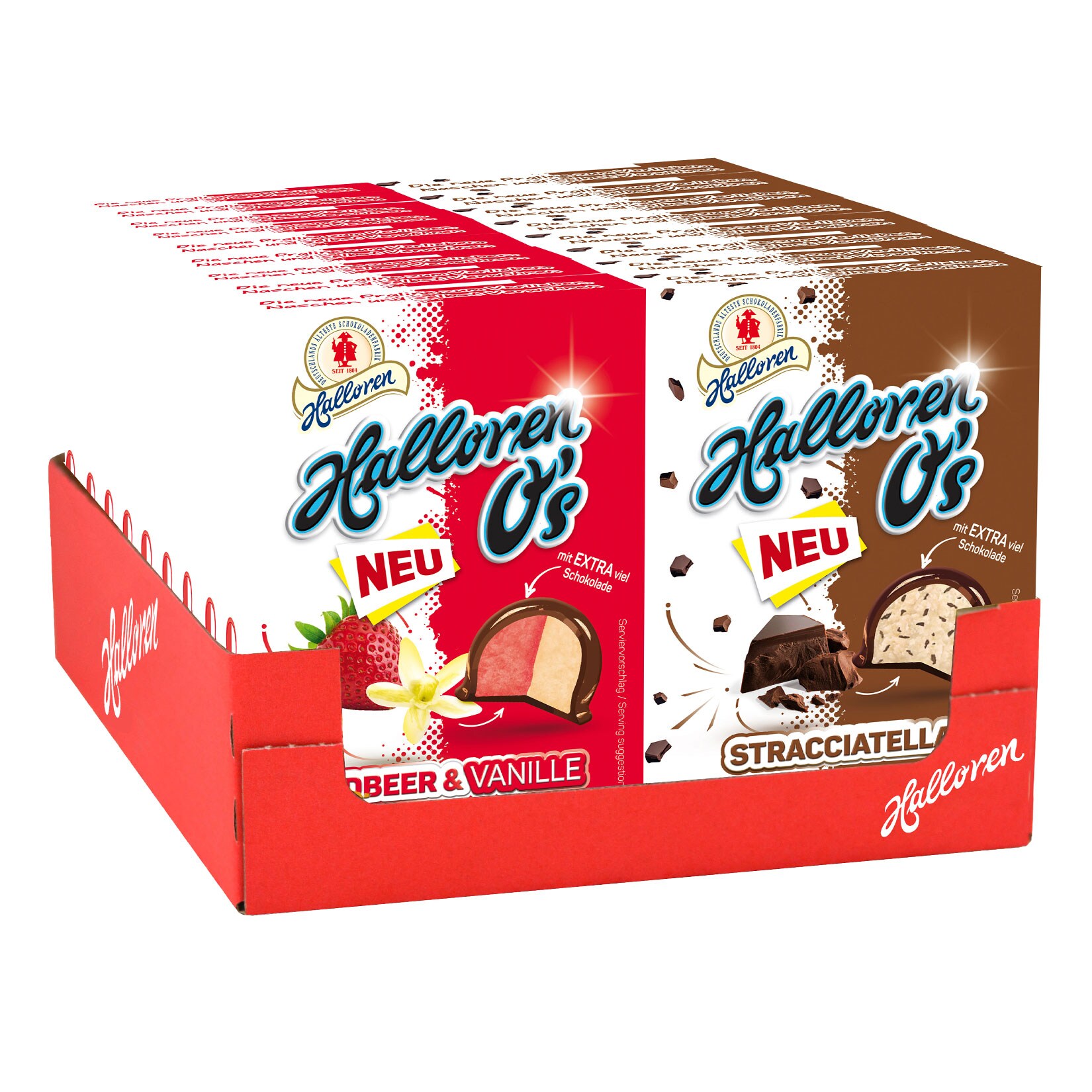 Halloren O&acute;s verschiedene Sorten 125 g, 20er Pack - Bild 1