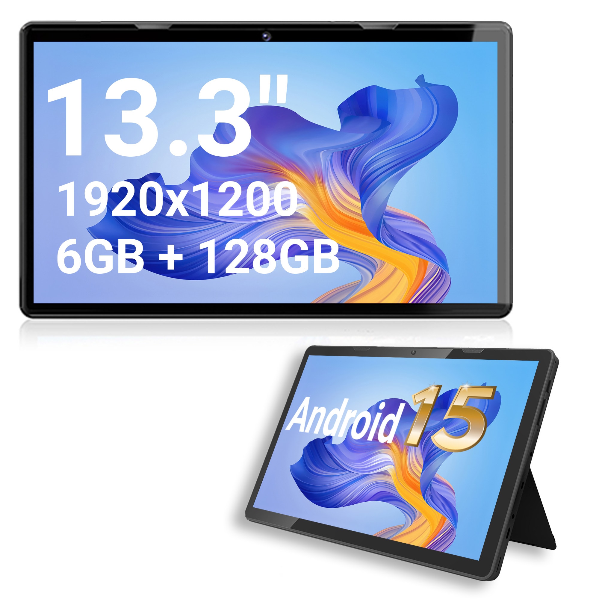 XORO MegaPAD 1333 Pro2, 13,3-Zoll-Full-HD-Display, Octa-Core-Prozessor, 6 GB Arbeitsspeicher, integrierte Standfu&szlig;, VESA-75-kompatible - Bild 1