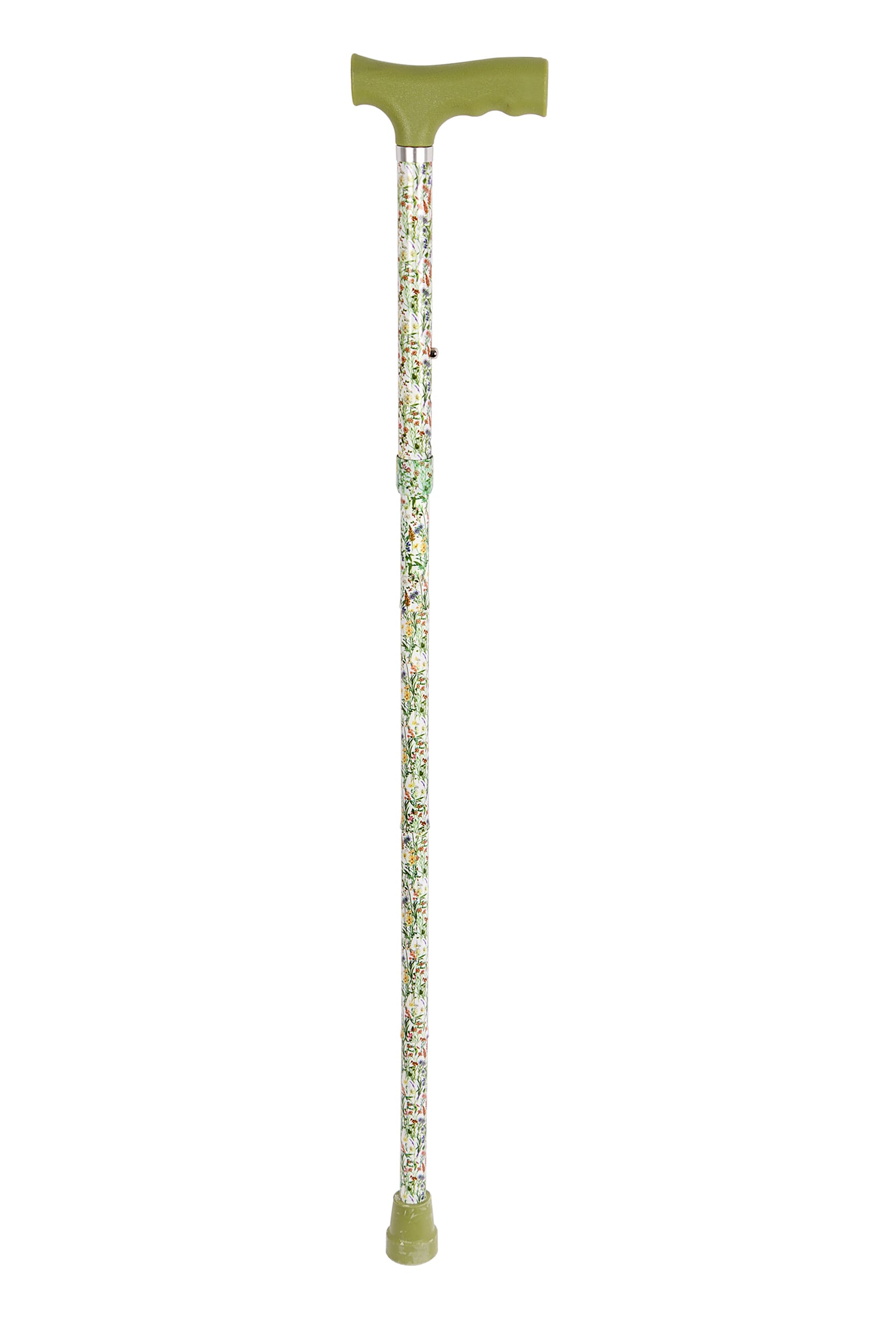 Vital Comfort Reisestock faltbar, Wildblumendesign, gr&uuml;n - Bild 1