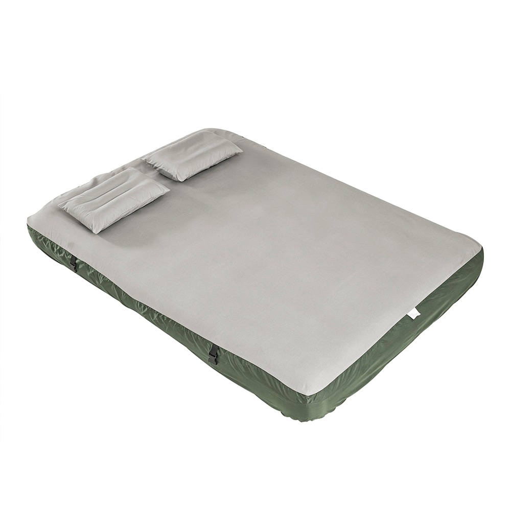 SoBuy Sonnenliege mit integrierten Kissen Grau 191x137x22cm Modern - Bild 1