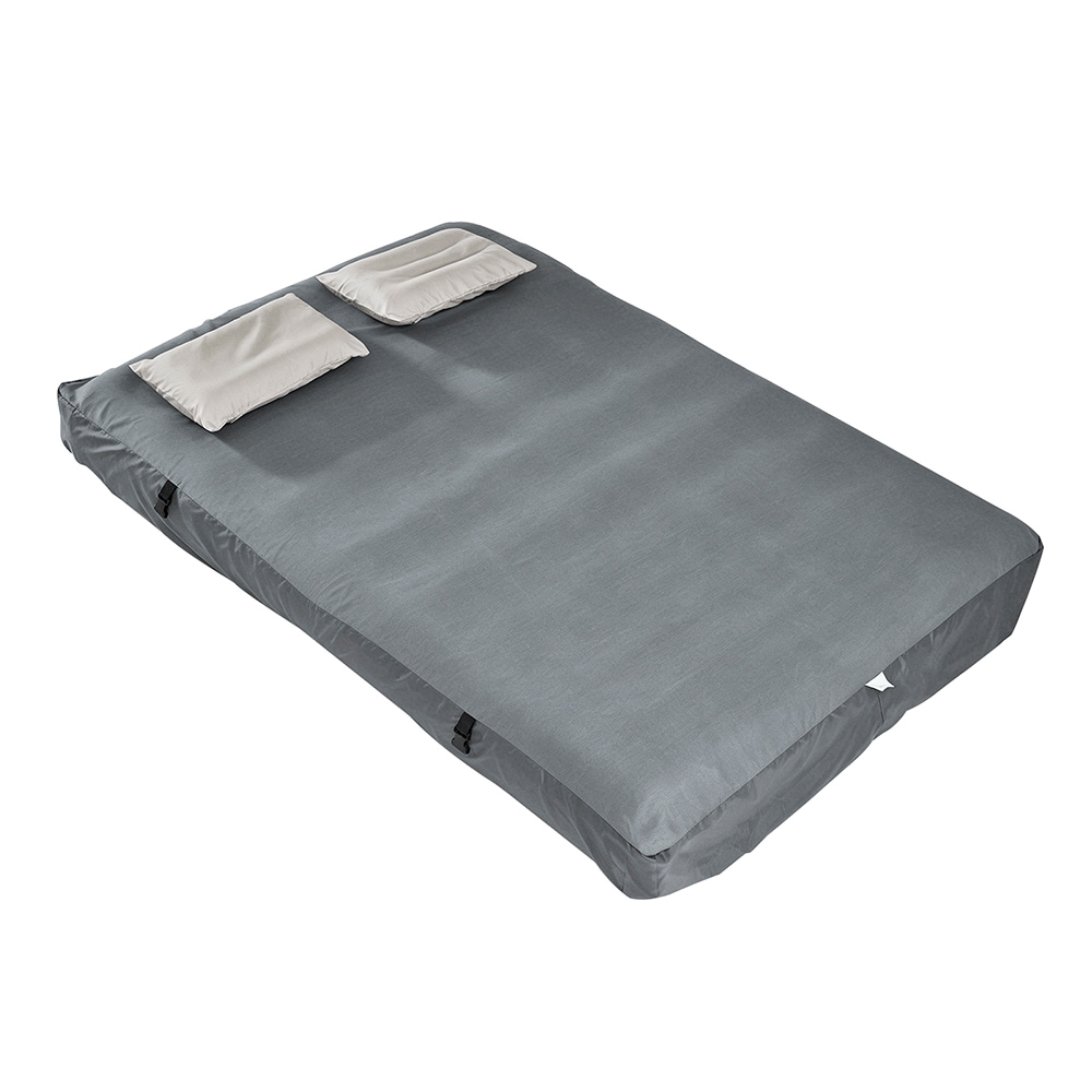 SoBuy Sonnenliege aufblasbar Grau 191x137x22cm Modern - Bild 1