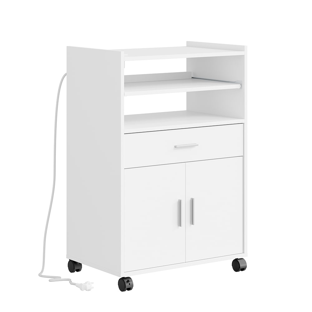SoBuy K&uuml;chenwagen mit 1 Schublade Wei&szlig; 61x40x92cm Modern - Bild 1