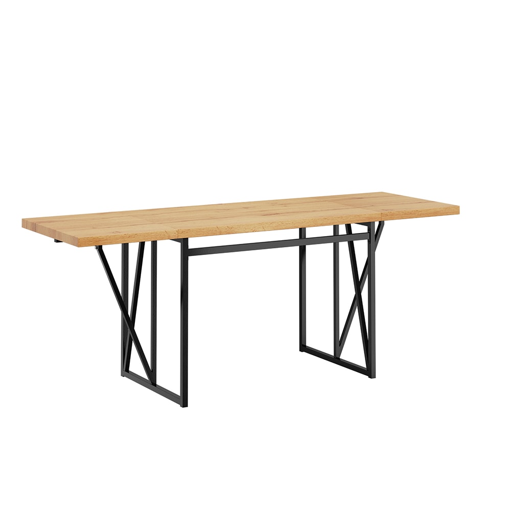 SoBuy Wandklapptisch mit ausziehbaren Seitenteilen 200x96x76cm Modern - Bild 1