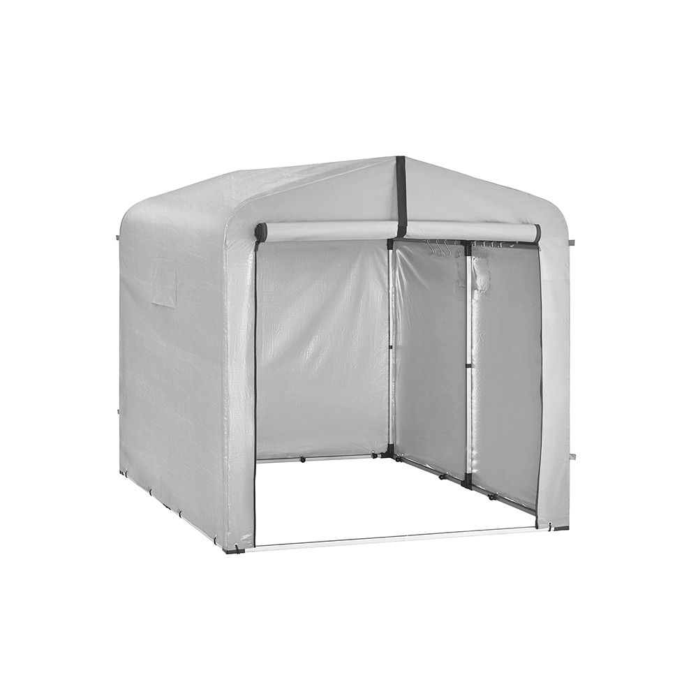 SoBuy Fahrradunterstand 1 T&uuml;r Grau 219x159x165cm Modern - Bild 1