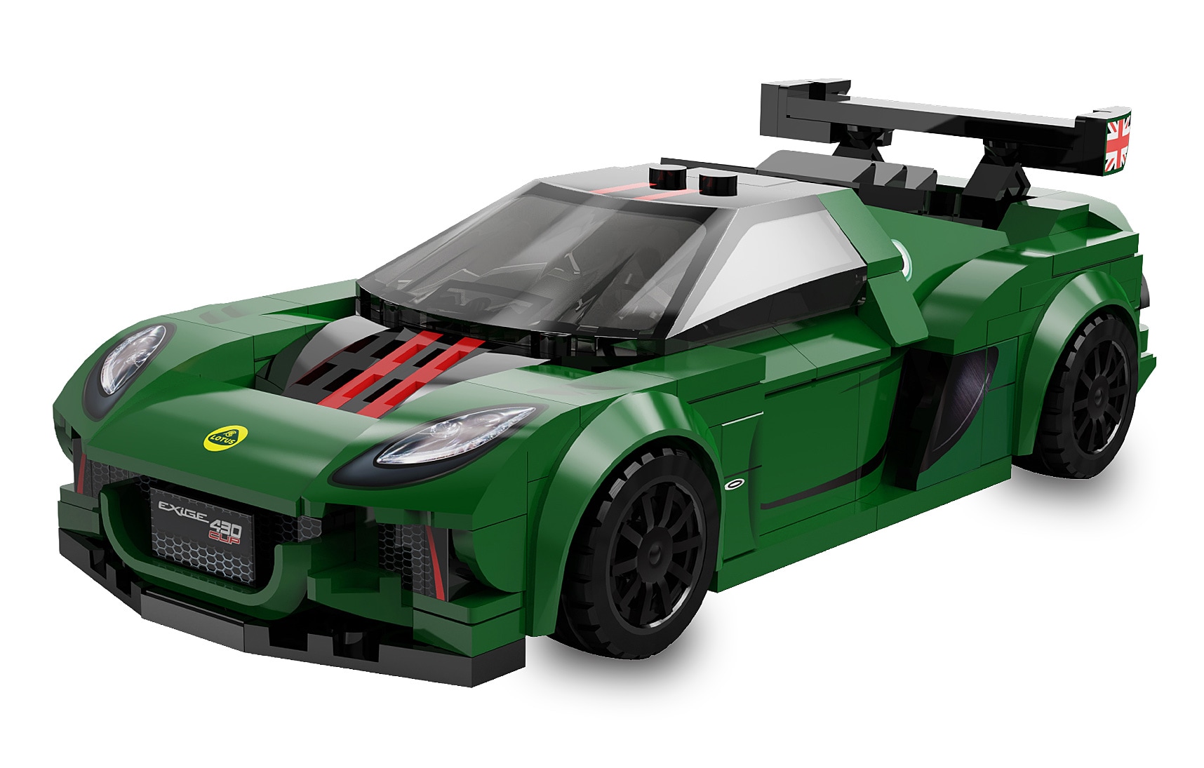 JAMARA-402930 CaDA Lotus Exige Cup 430 1:24 gr&uuml;n Bricks - Bild 1