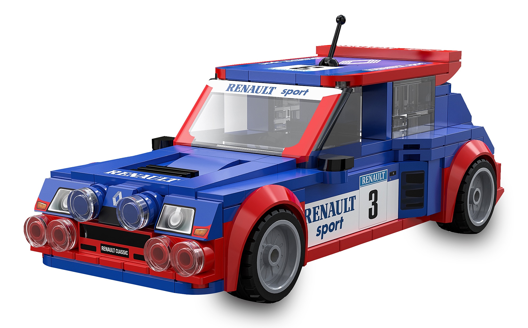 JAMARA-402933 CaDA Renault 5 Maxi Turbo 1:24 Bricks - Bild 1