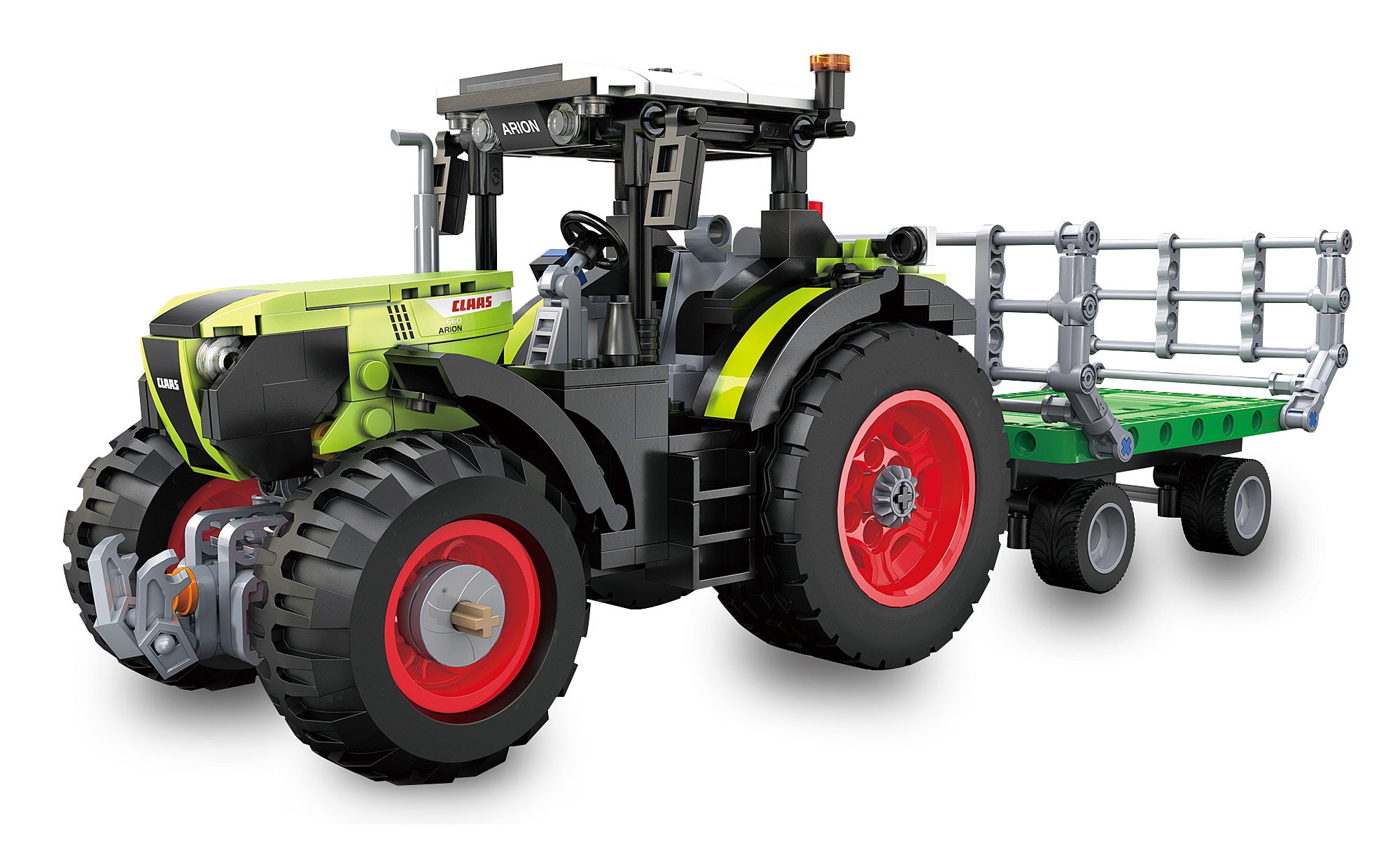JAMARA-402945 CaDA Claas Arion 660 1:24 Bricks - Bild 1