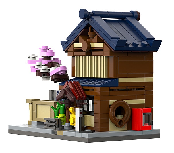 JAMARA-402974 CaDA Mini Japanisches Bad 1:65 Bricks - Bild 1