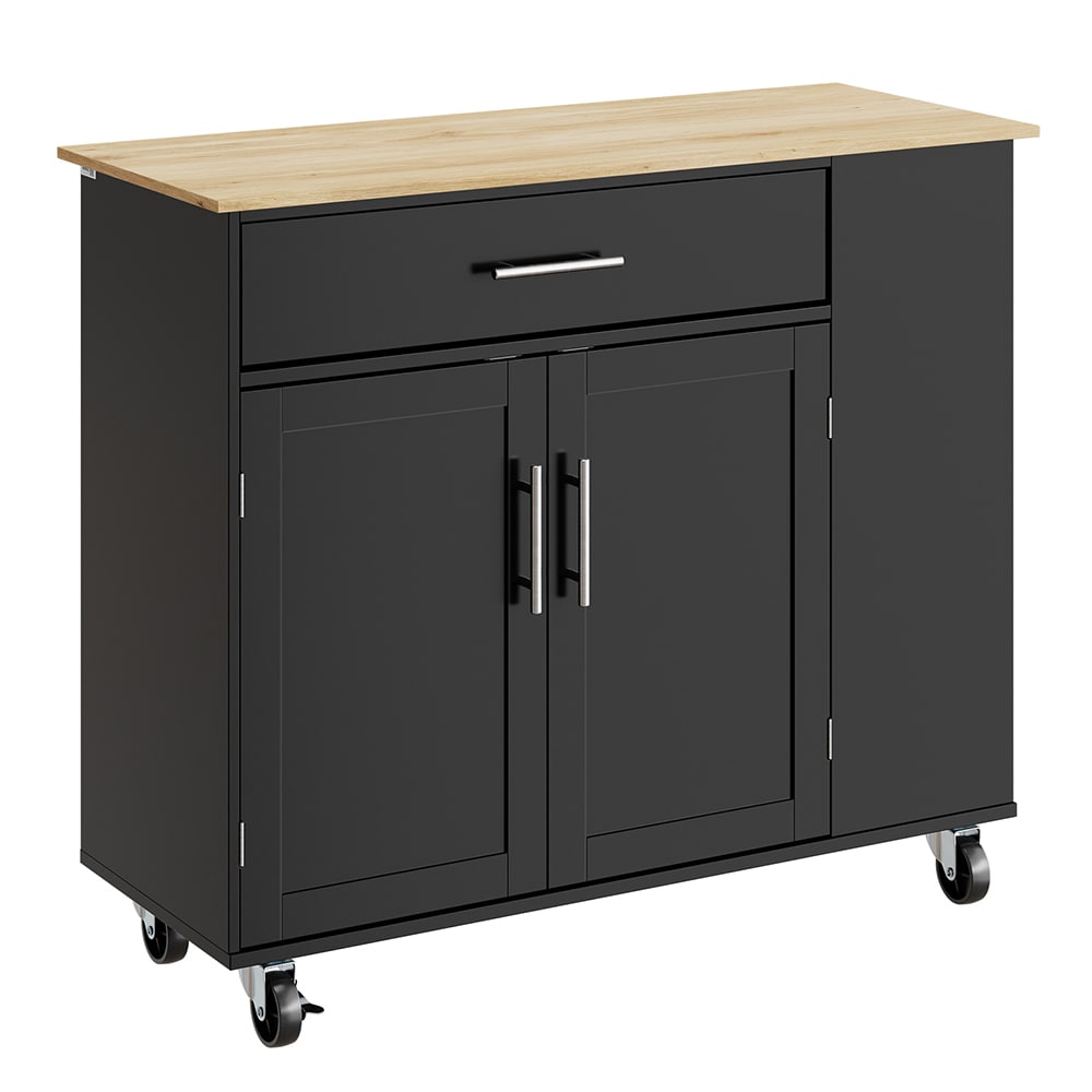 SoBuy K&uuml;cheninsel, mobile K&uuml;chenstation, rollbarer K&uuml;chentrolley mit 1 Schublade 99x40x84,3cm - Bild 1