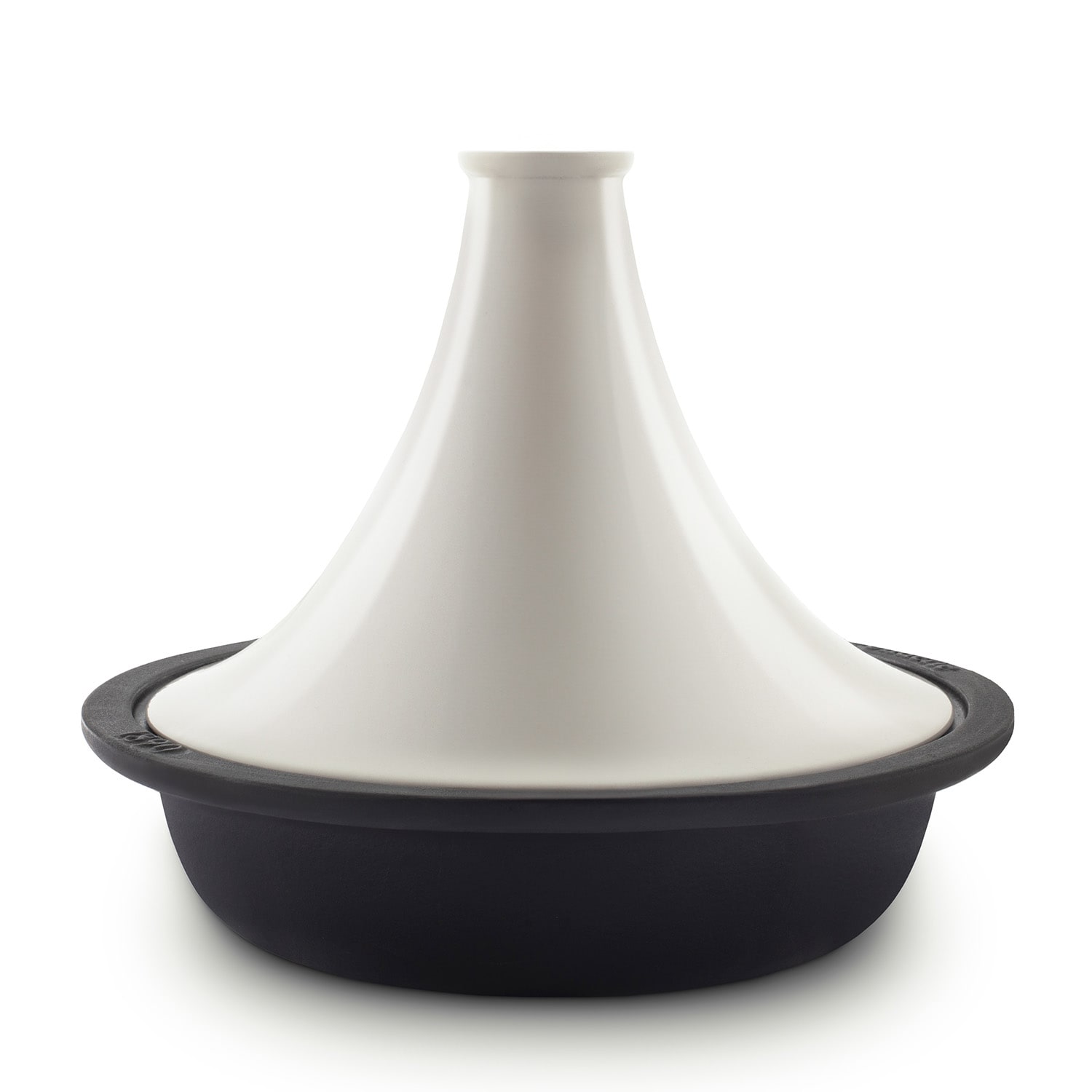 La Fonderie 1890 Tajine aus emailliertem Gusseisen ASILAH, Sch&uuml;ssel und Deckel aus Gusseisen, Tajines und Couscous, Kapazit&auml;t 2,5 L, Beige - Bild 1