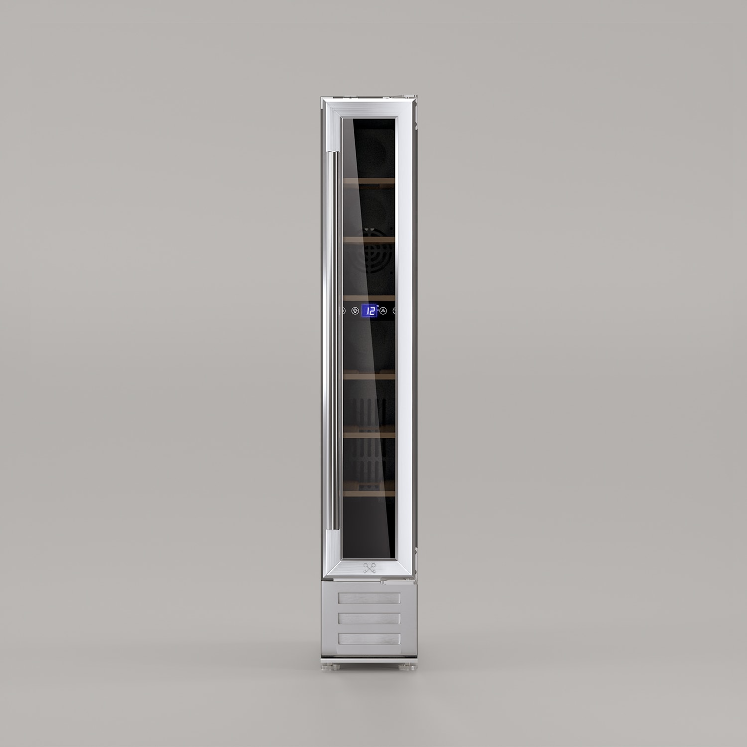 Les Petits Champs Einbau-Weink&uuml;hlschrank mit 7 Flaschen CAVSE7, Kapazit&auml;t 22L, Thermodynamisches System, LED-Beleuchtung, 6 Regale - Bild 1