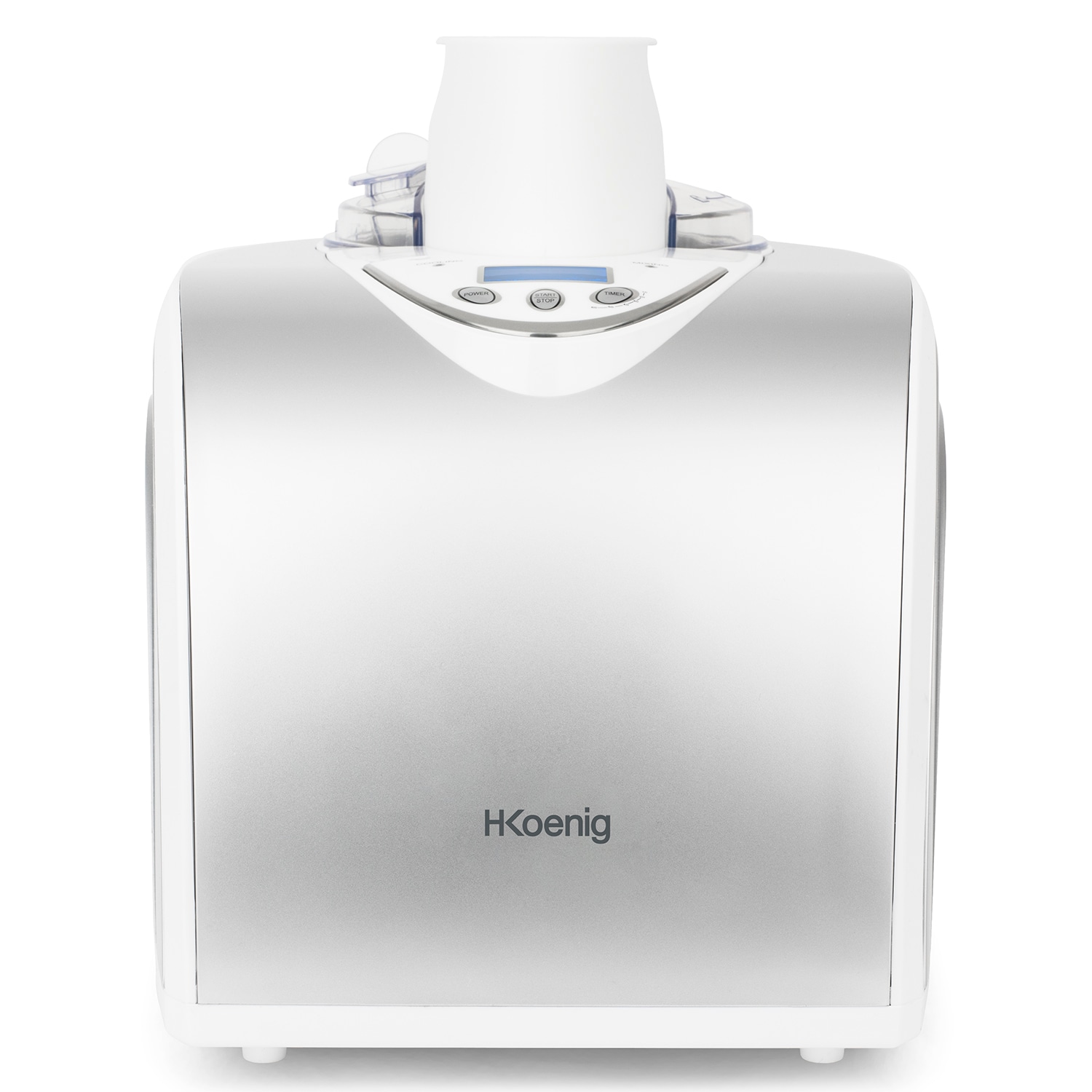 H.Koenig professionelle Eismaschine HF180 - Elektrisch - 1 L - 135 W - K&uuml;hlfunktion - Schnelle Zubereitung - Eis, Frozen Joghurt und Sorbet - Bild 1