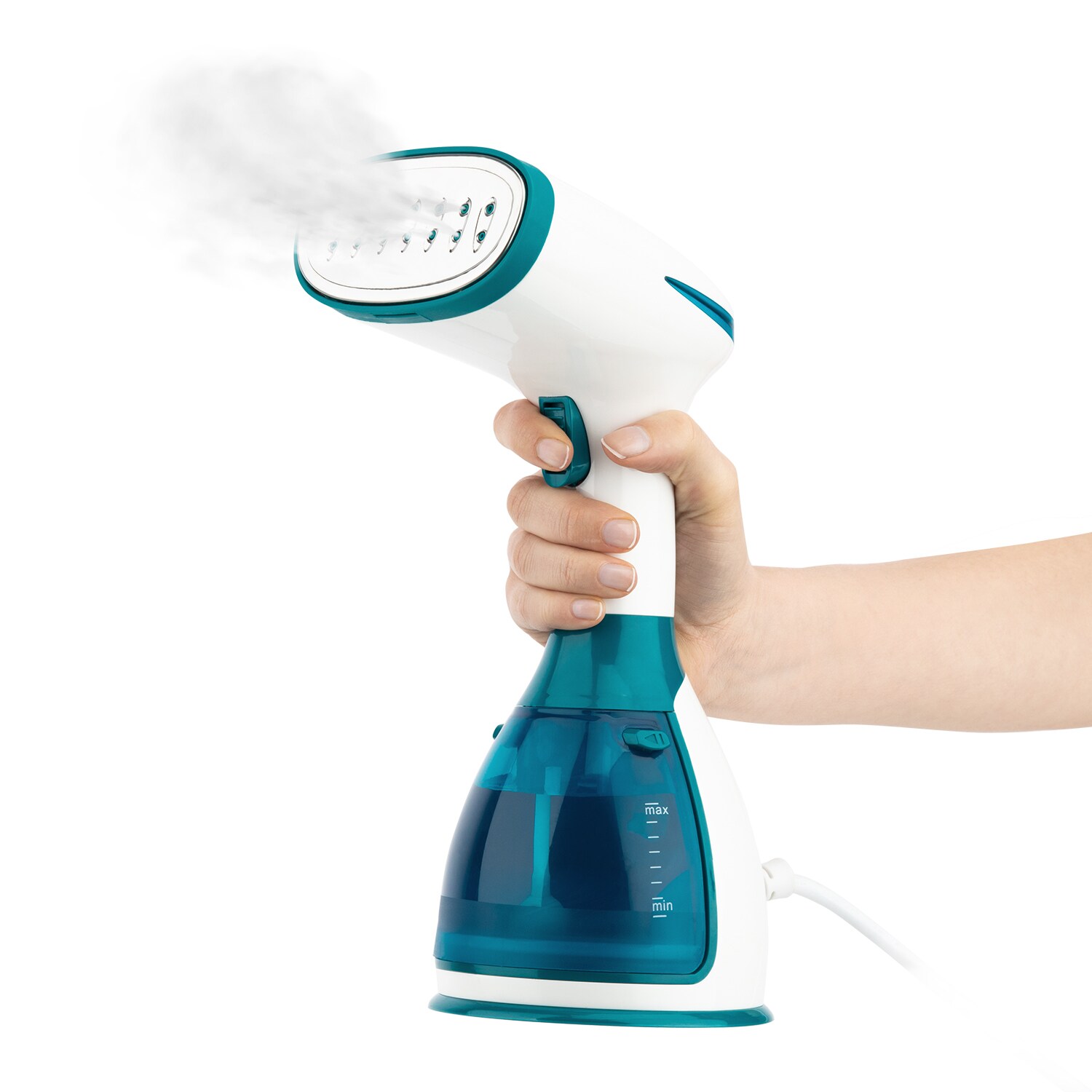 Hand-Dampfbügeleisen HVP10 Steamer, ergonomischer Reisedampfer, Bügeleisen, Dauerdampf /min, Wassertank 280ml