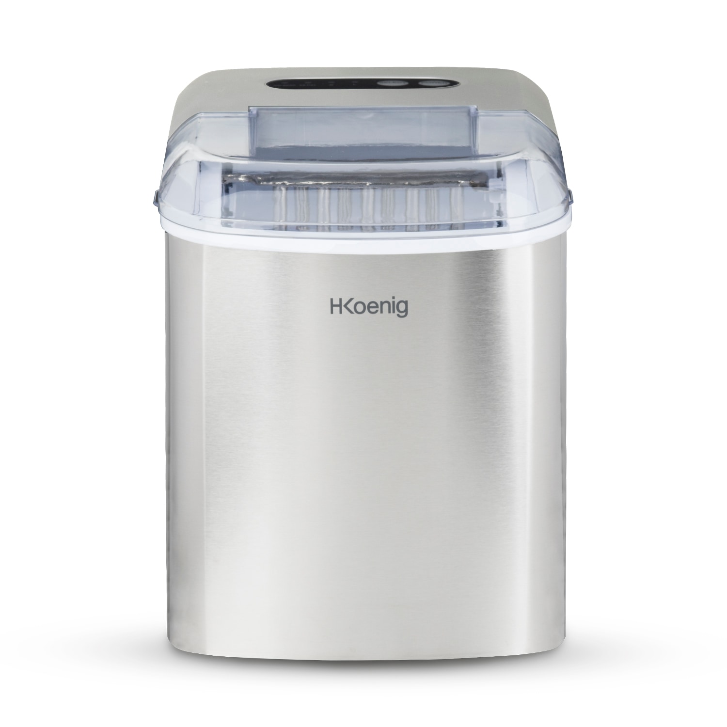 H.Koenig  Eisw&uuml;rfelmaschine KB14 / ca. 12 kg Eisw&uuml;rfel pro Tag / 2 Eisw&uuml;rfelgr&ouml;&szlig;en / 120 W /  2,1 L - Bild 1