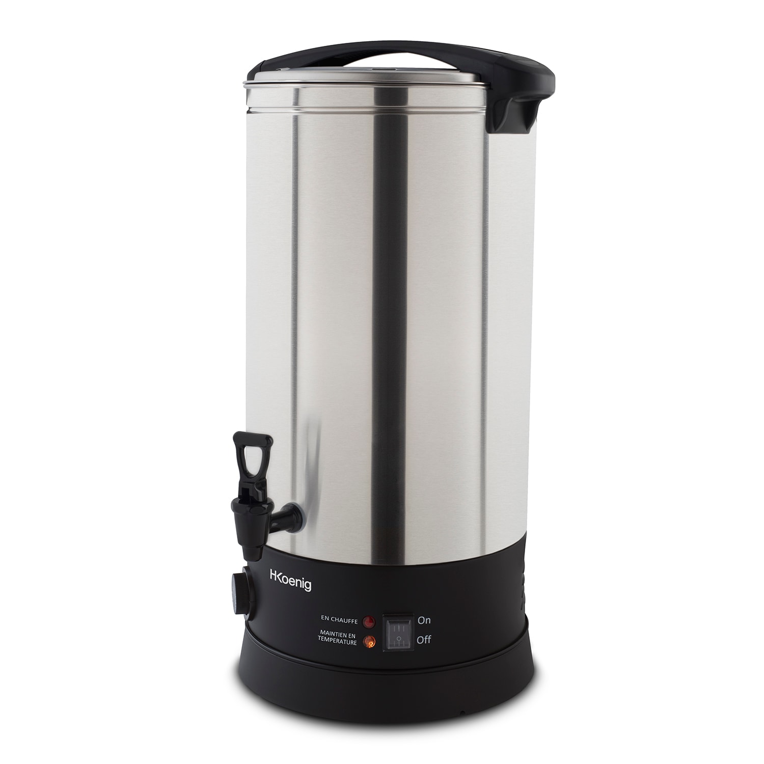 H.Koenig Multifunktionaler LEGI25, Sterilisator für Einmachgläser und Zubereitung von heißen Rezepten, 25 l, Edelstahl