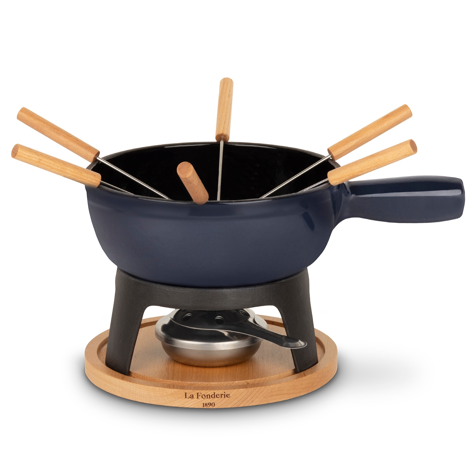 La Fonderie 1890 MONT JOUX Fondue-Ger&auml;t, Gusseisen emailliert, 1.8 liters - Bild 1