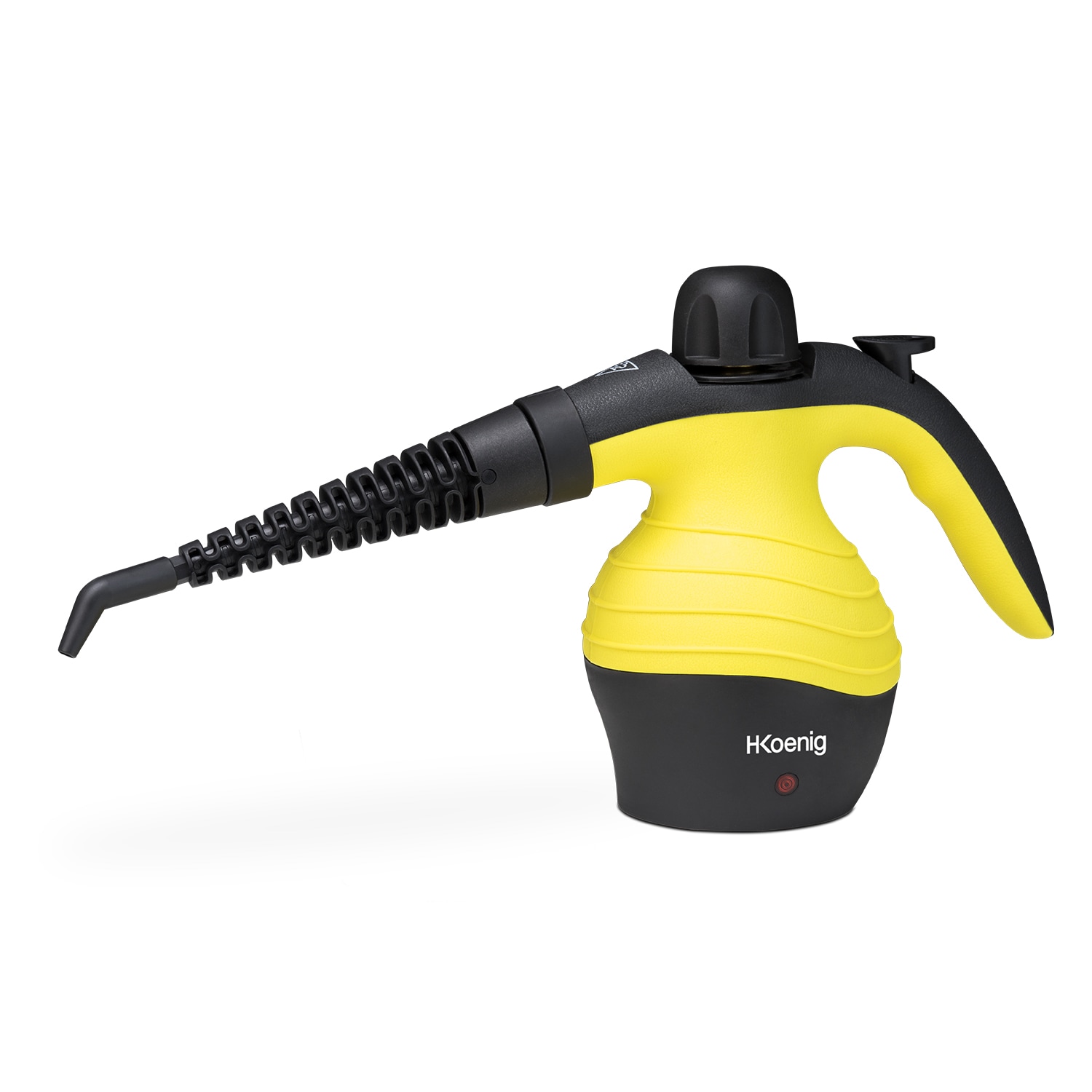 H.Koenig  Handdampfreiniger NV60 / 3,5 bar / verschiedene Aufs&auml;tze / 350 ml Wassertank / 1000W/ gelb - Bild 1