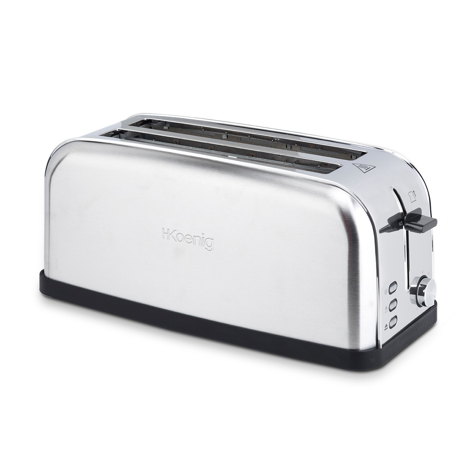 TOAS28 Toaster/Langschlitztoaster mit extra breitem Schlitz / 7 Wärmestufen / 3 Funktionen