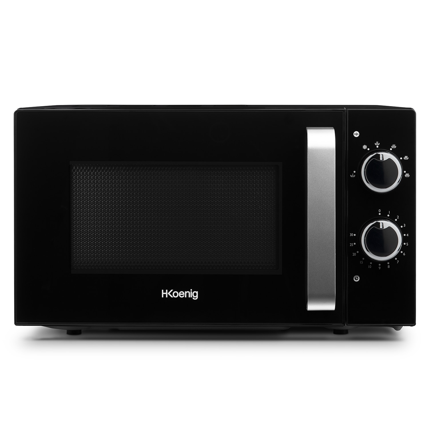 H.Koenig VIO8 Mikrowelle / 20L /  Compact Design / Leistungsstark / 700 W / Drehteller 24,5cm / 5 Heizstufen und  Auftaufunktion / Timer bis 30 min - Bild 1