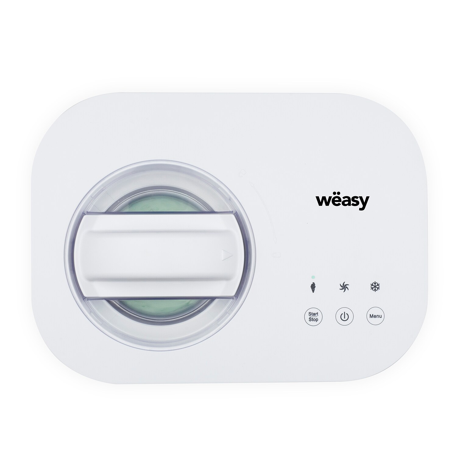 Wëasy Eisturbine YUM135, 1L, Fertig in 60 Min., Automatische Abschaltung, 100 W, Touch Panel, Kühlhaltefunktion, Zubereitungsschüssel