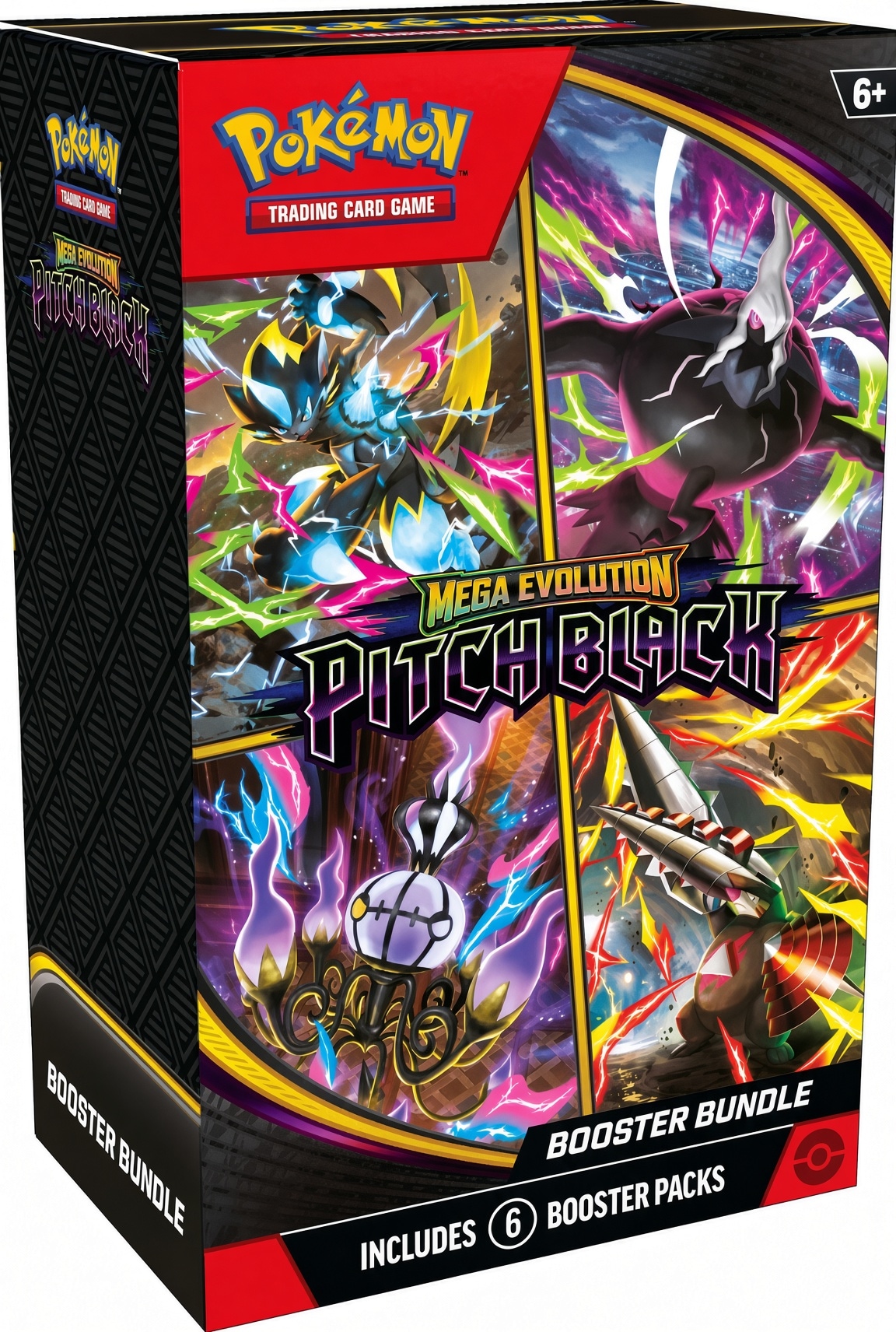 Pok&eacute;mon TCG &bdquo;Mega Evolution - Pitch Black Booster Bundle&ldquo; - Englische Edition - Bild 1