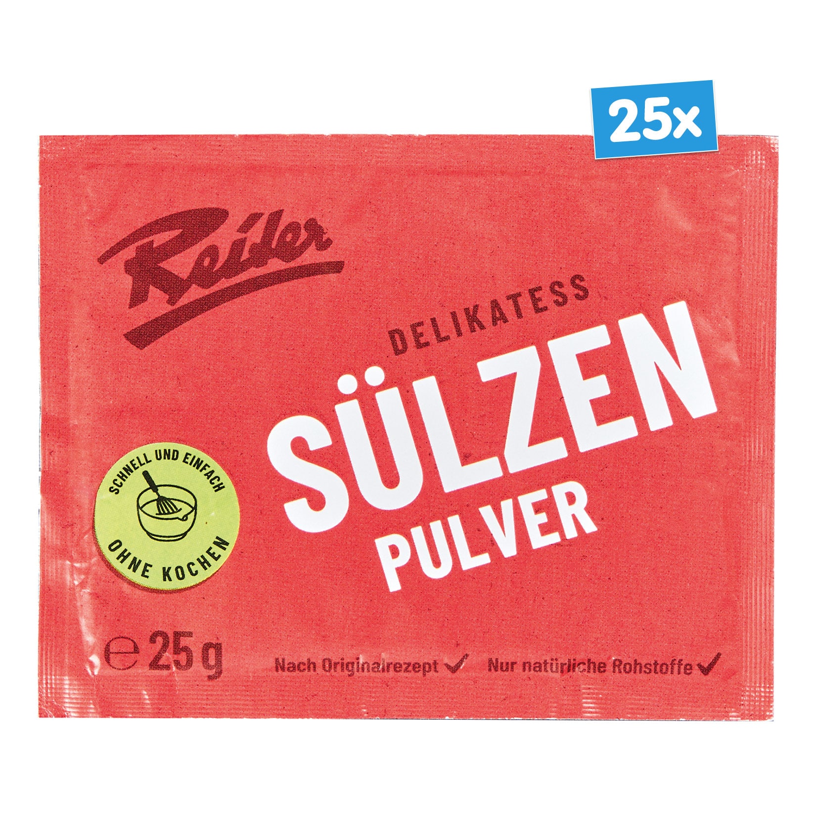 Reiter S&uuml;lzen Pulver Delikatess 25 g, 25er Pack - Bild 1
