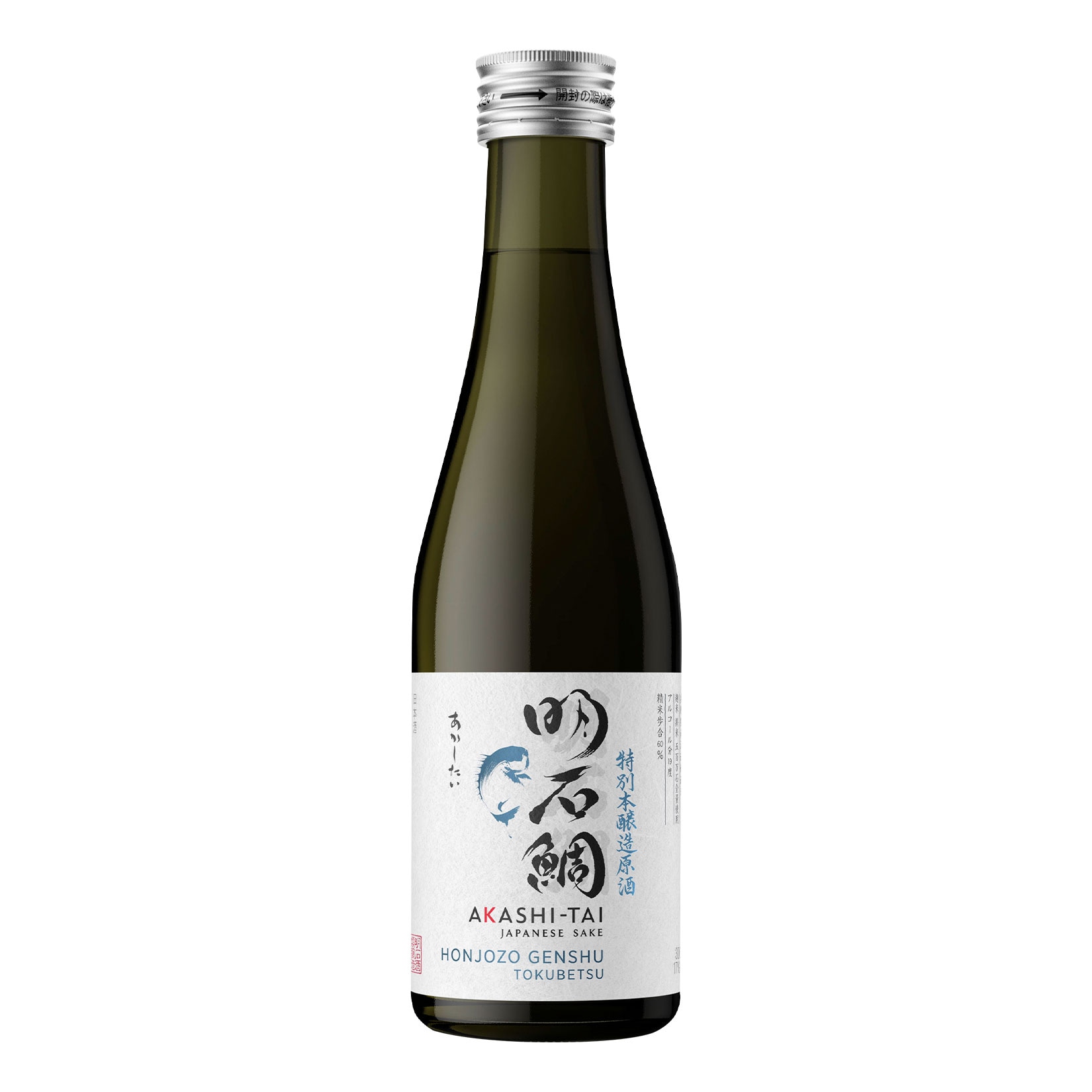 Akashi-Tai Sake Honjozo Genshu Tokubetsu - Milling rate 60% - 19,0 % vol 0,3 Liter - Bild 1