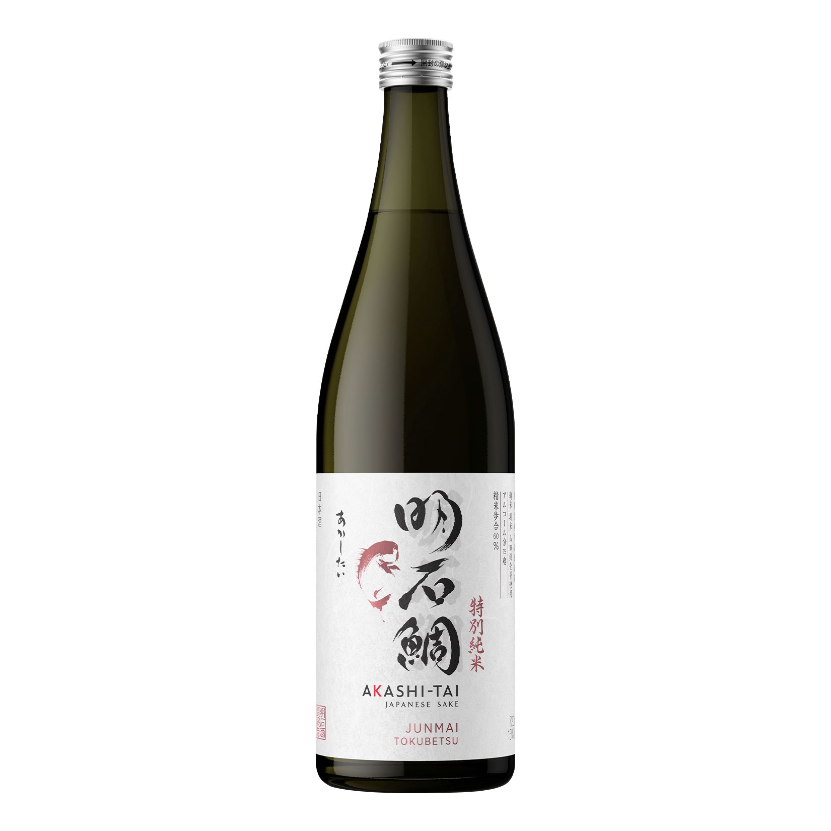 Akashi-Tai Sake Junmai Tokubetsu - Milling rate 60% - 15,0 % vol 0,72 Liter - Bild 1